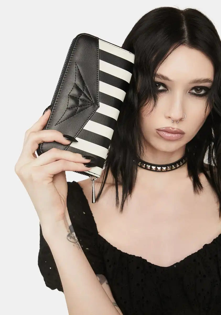Another Lost Soul Striped Wallet