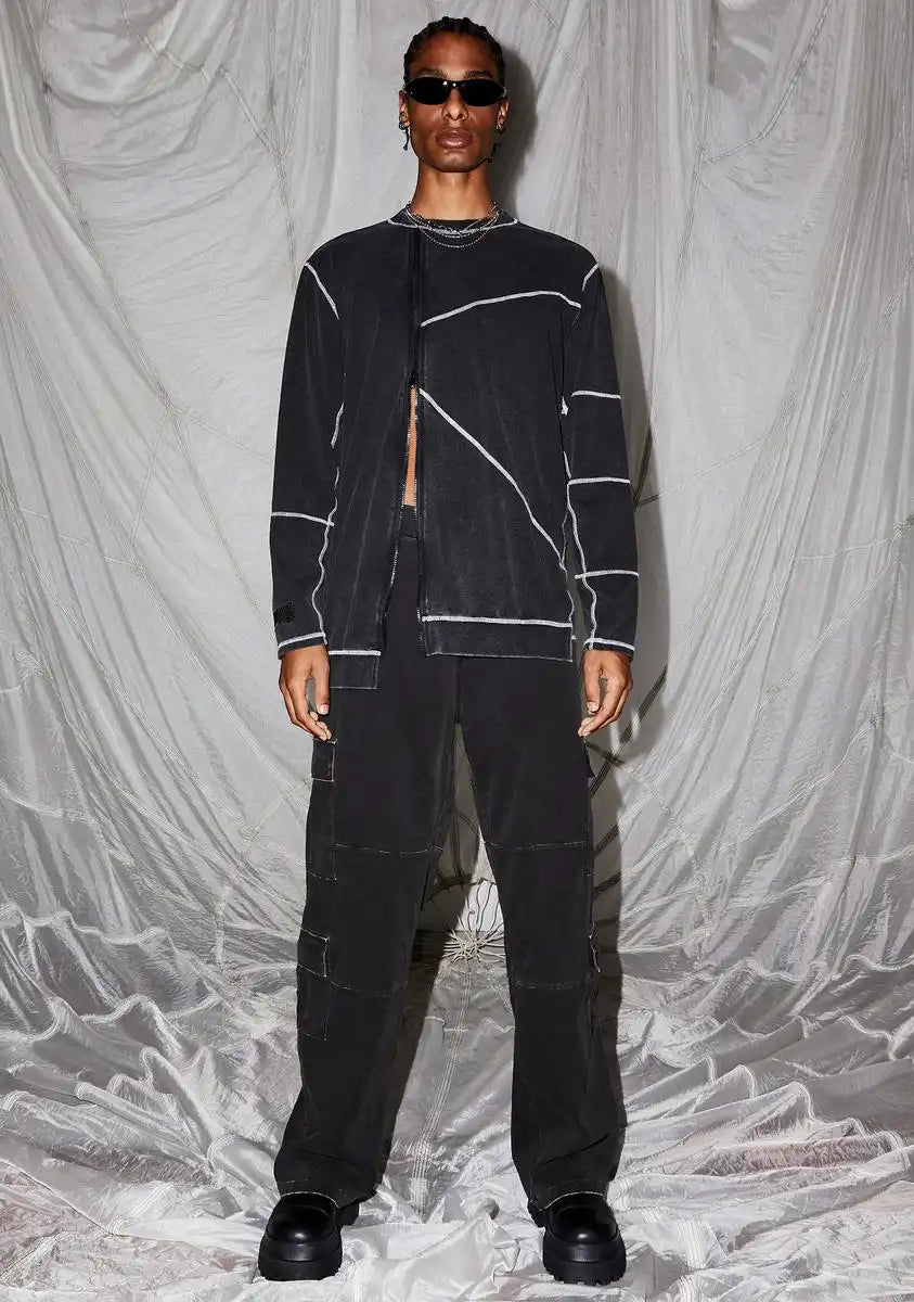 Reverb Unisex Washed Cargo Pants