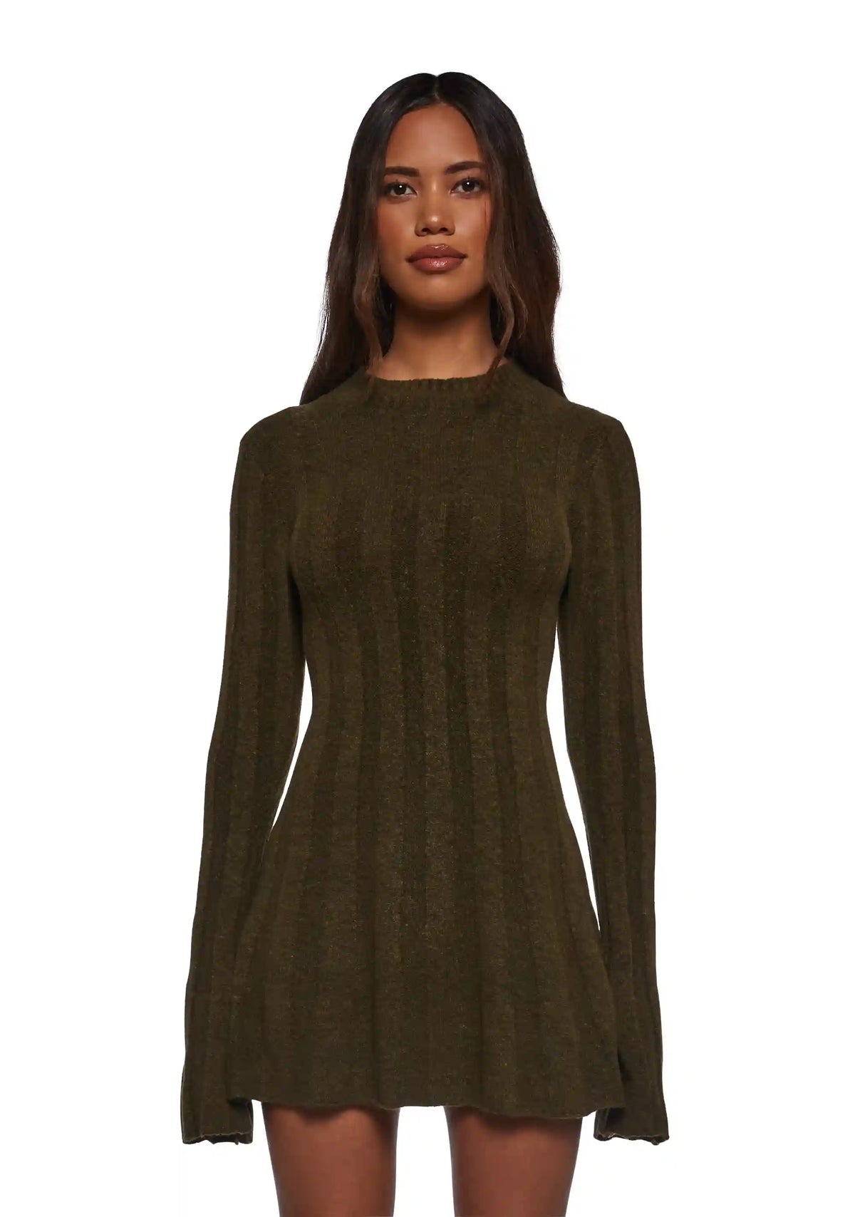 Cafe Reverie Mini Dress - Green