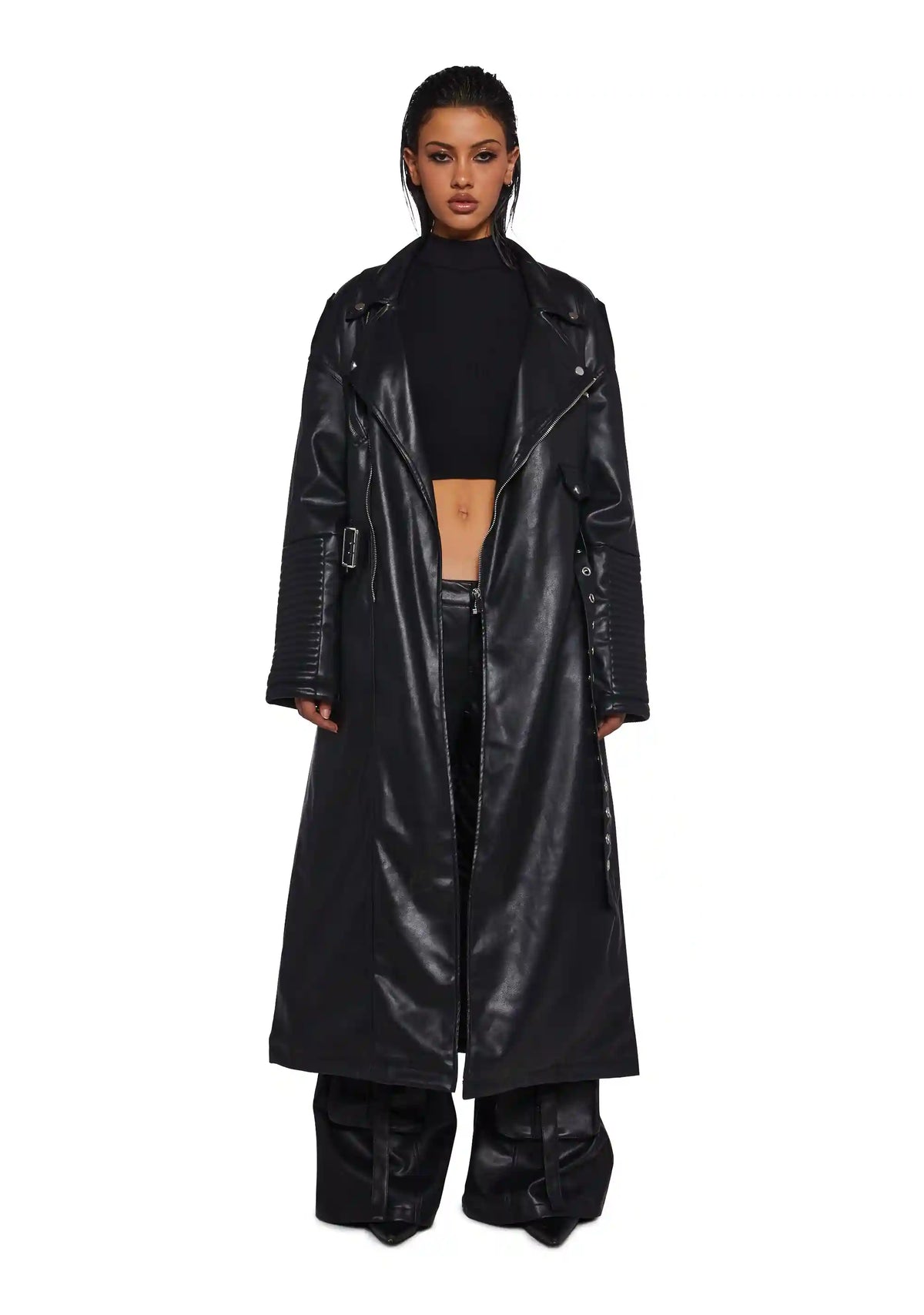 Circuit Breaker Moto Trench Coat