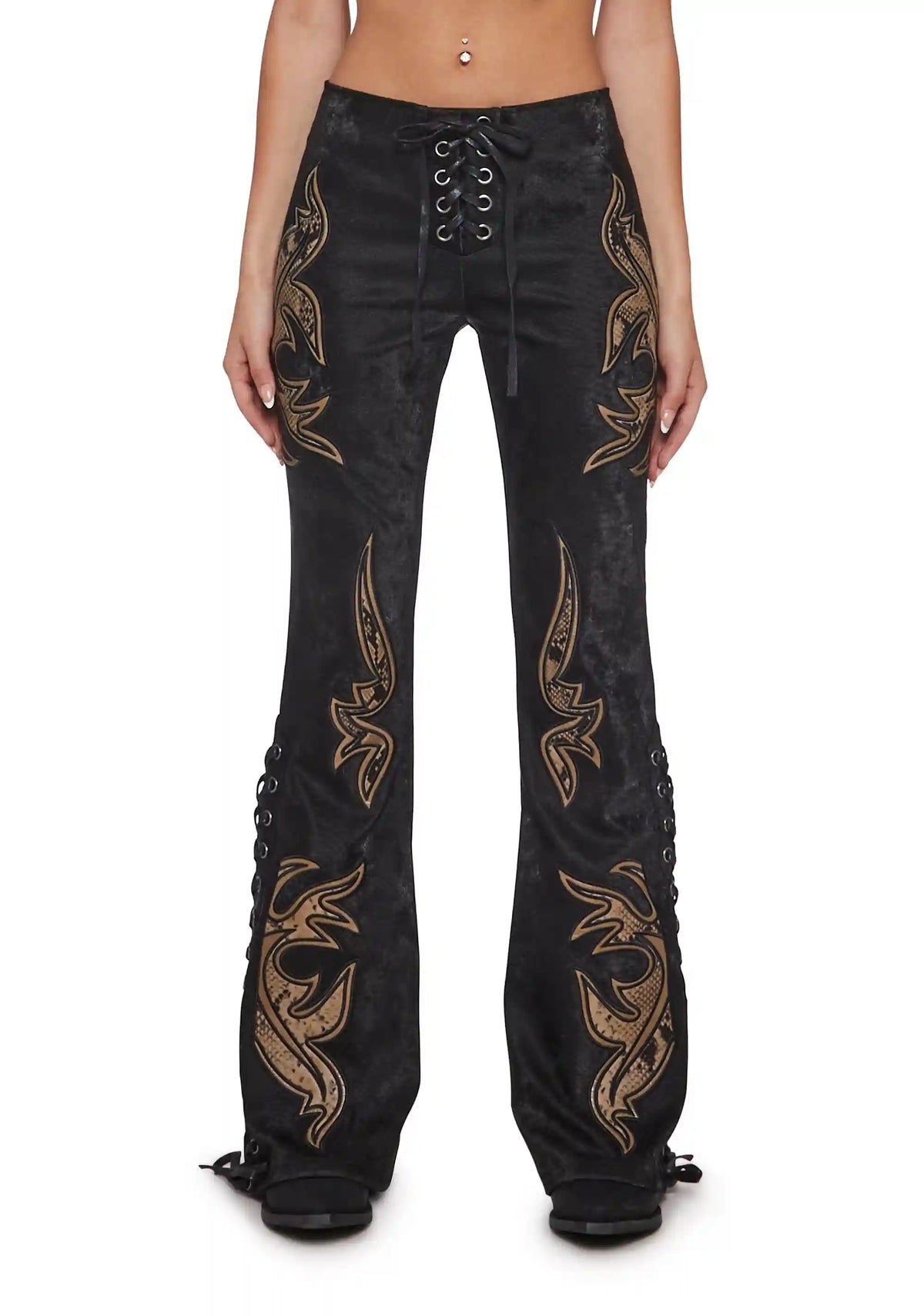 Rodeo Renegade Lace Up Pants