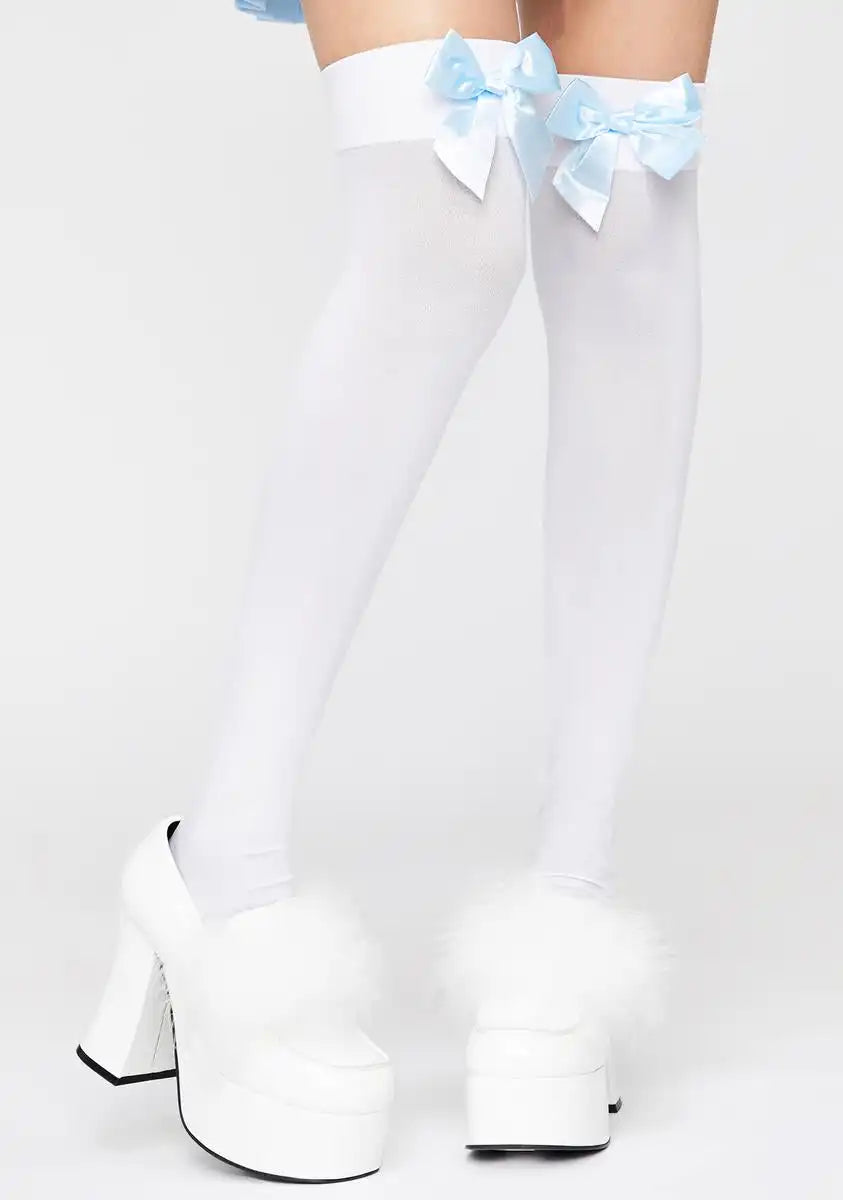 Royally I'm Over It Thigh Highs