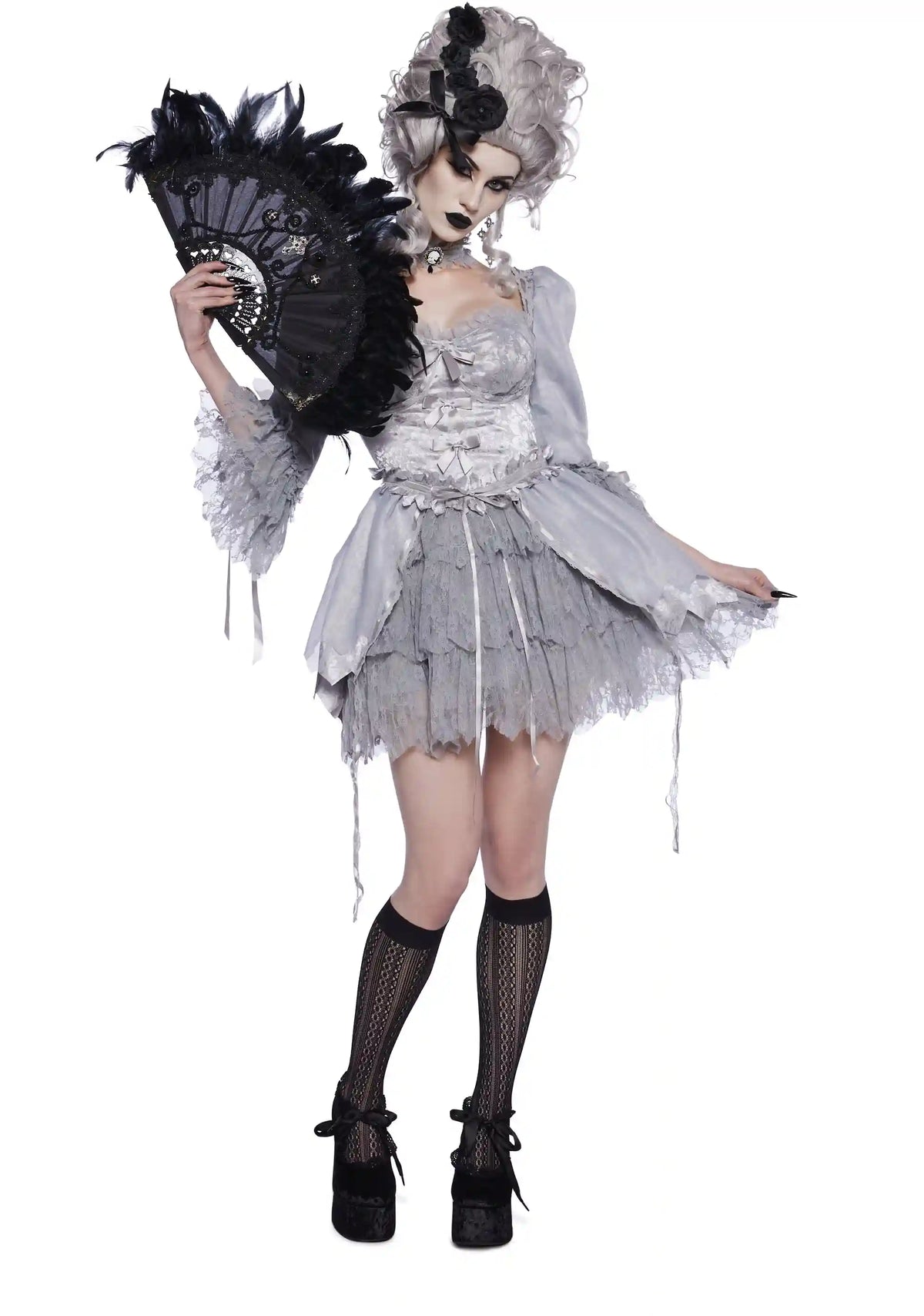 Cake Queen Costume and Wig Set - Ghost