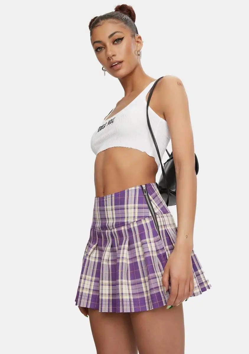 Chase The High Pleated Skirt