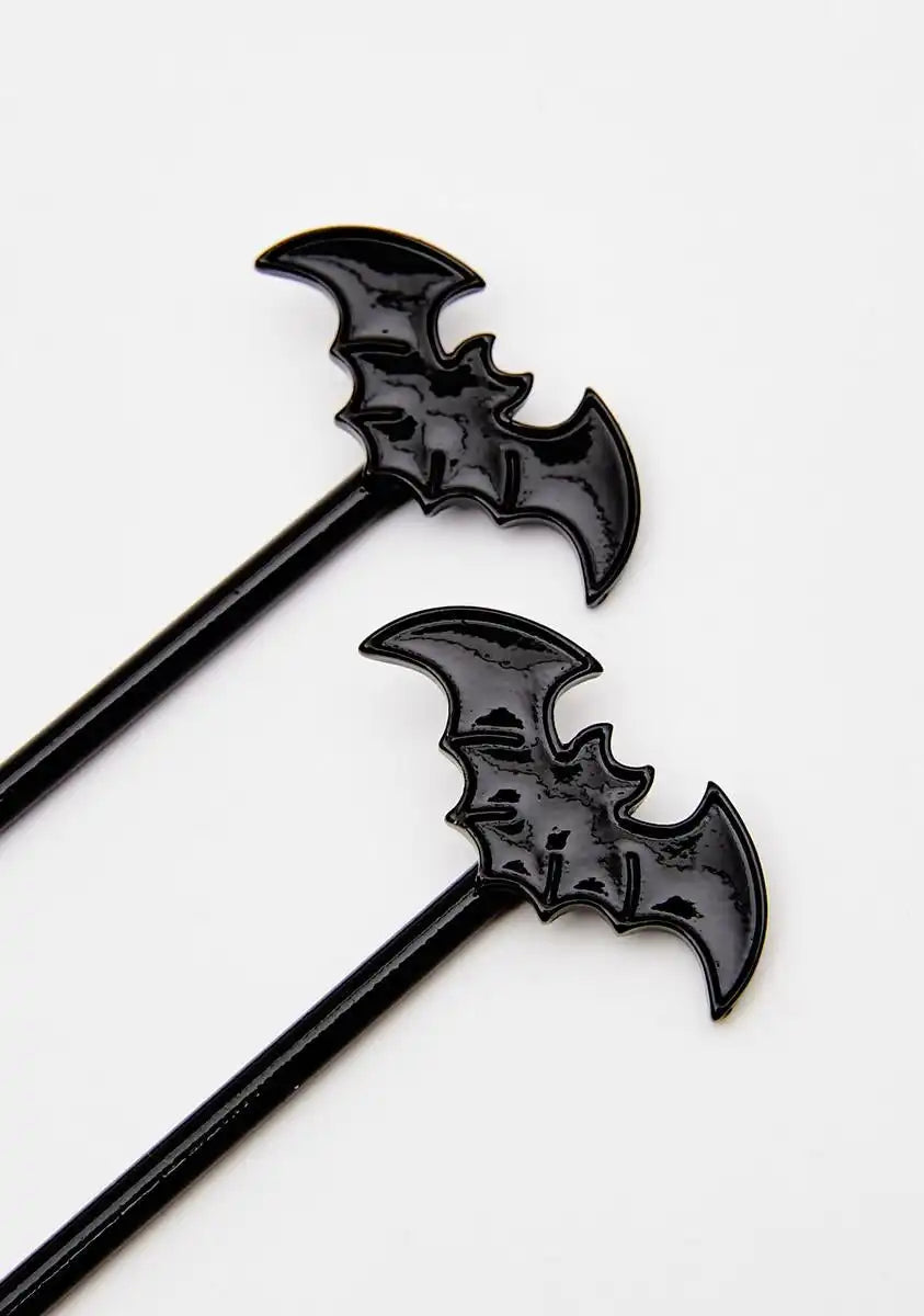 Bats Ahoy Hair Pins Set