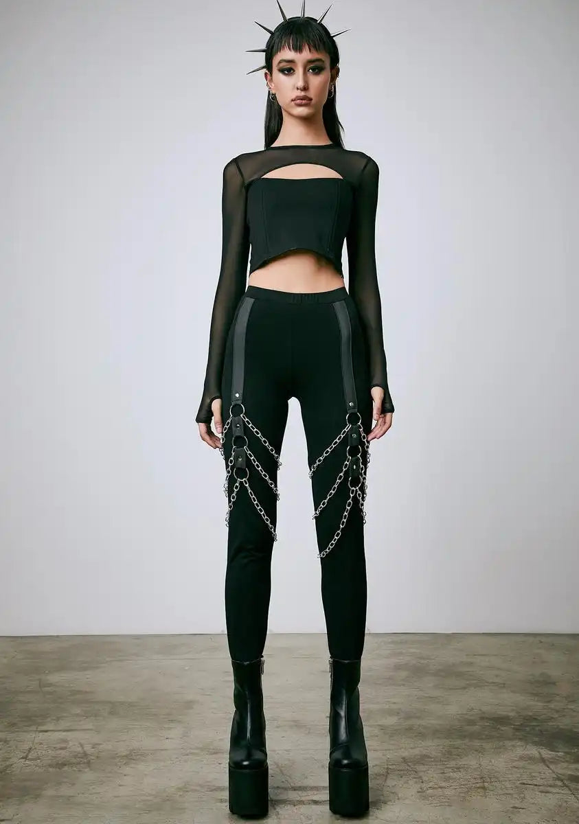 Chain Of Command Harness Leggings