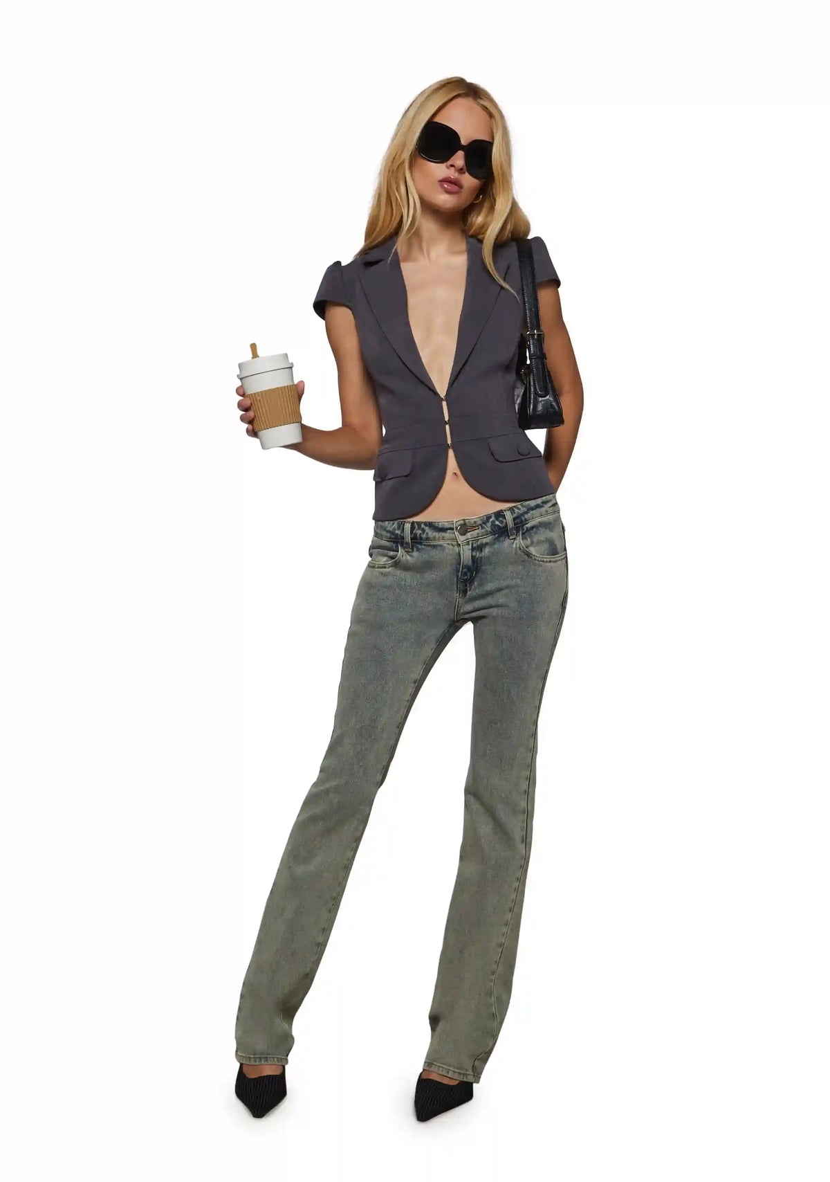 Cleo Tailored Short Sleeve Blazer