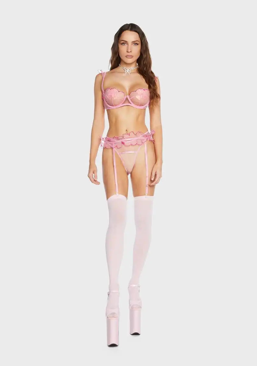 Sheer Your Location Lingerie Set