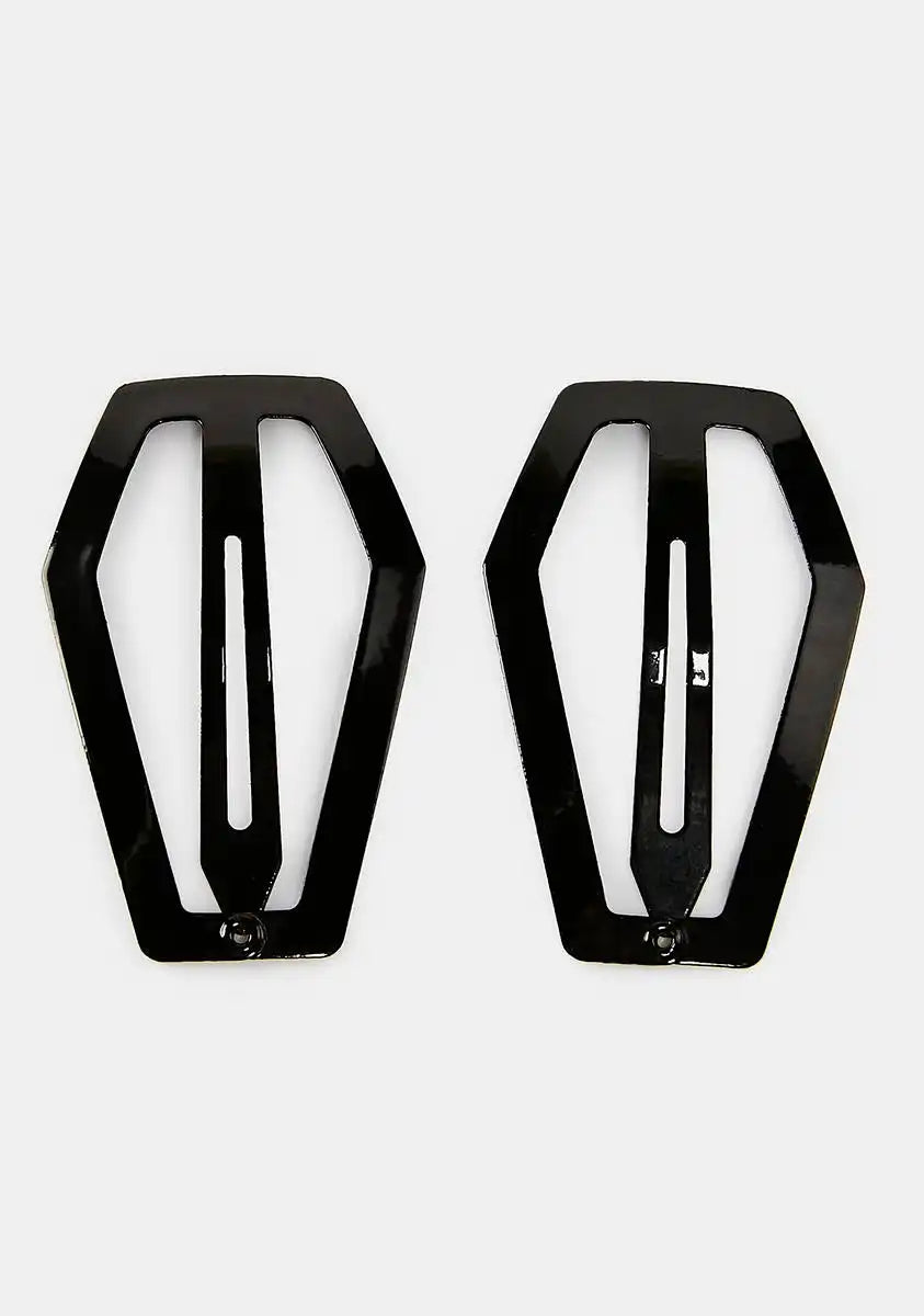 Coffin Snap Hair Clips