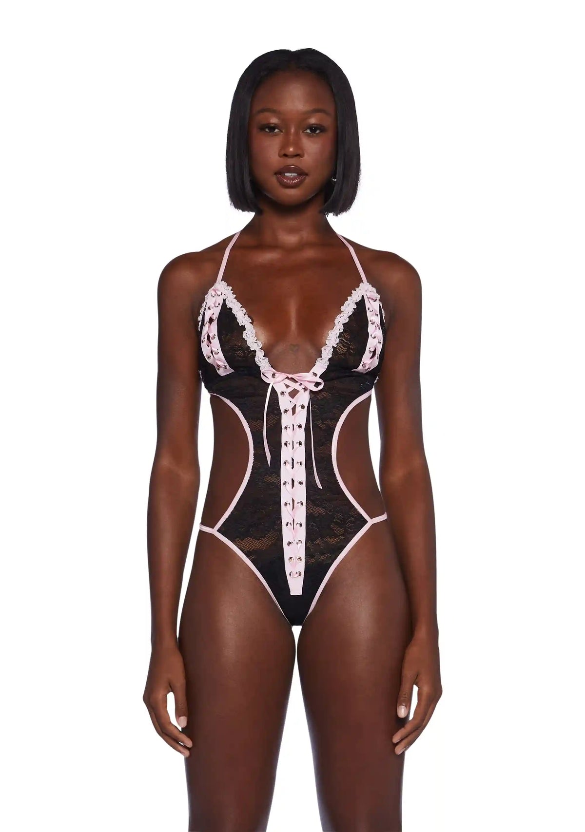 Sharon Lace Up Teddy