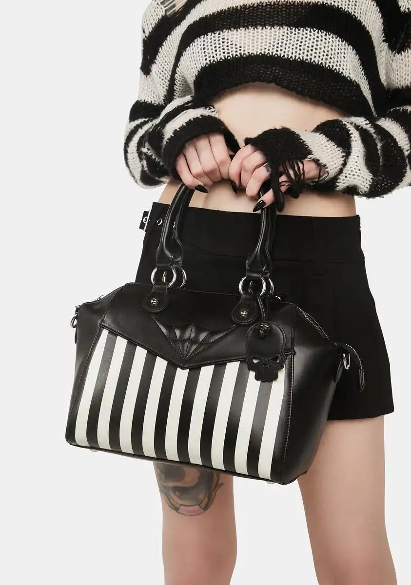 Another Lost Soul Striped Handbag