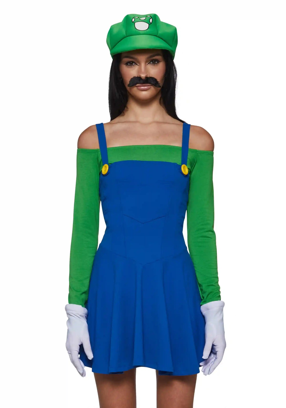 Plumber Bros Dress Costume - Green