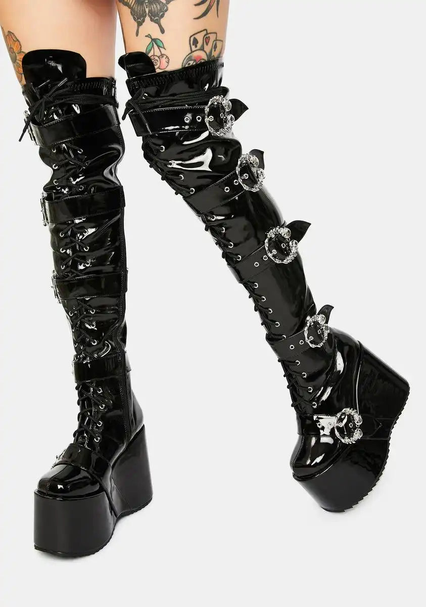 Chance At Romance Knee High Boots