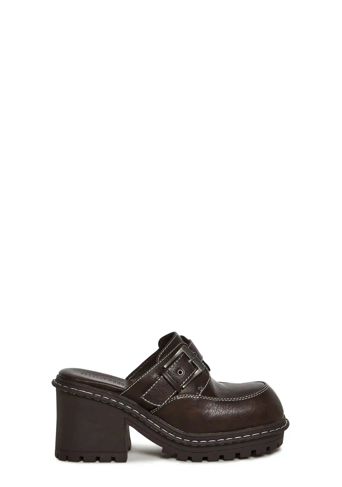 Campus Buckle Platform Mule
