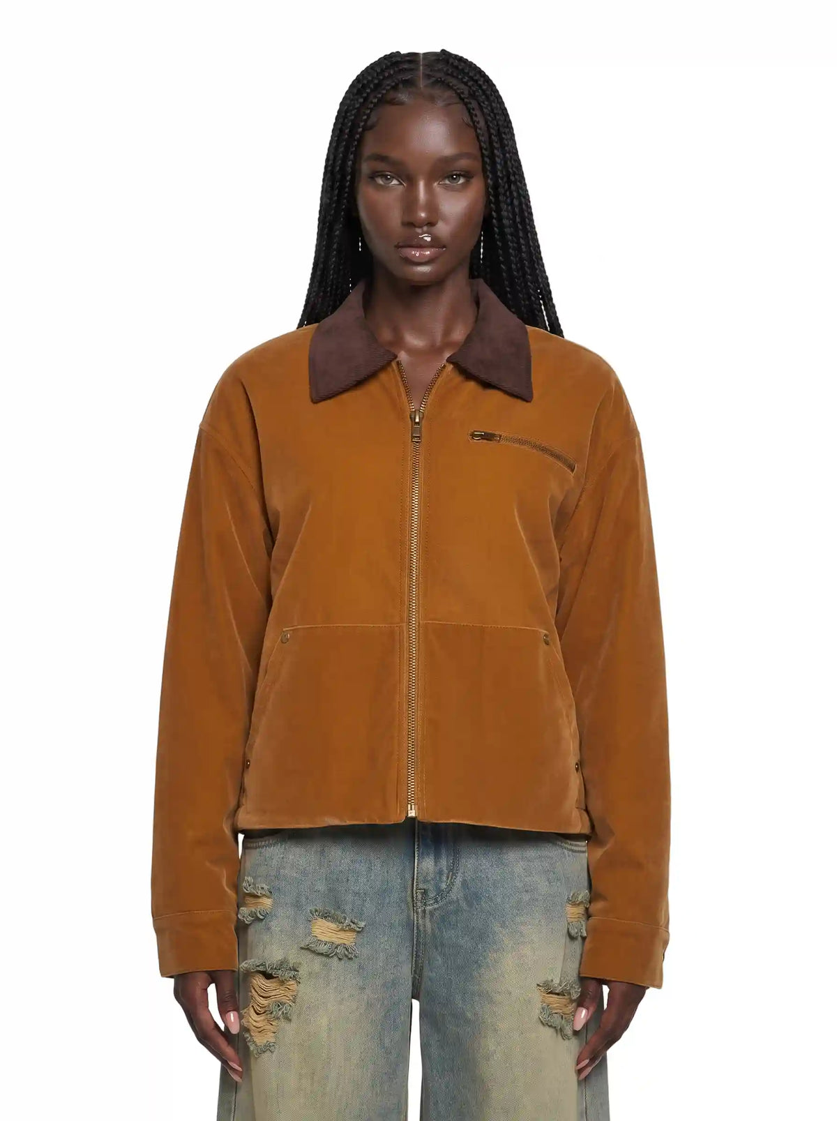 Fall Wanderer Cropped Workwear Jacket