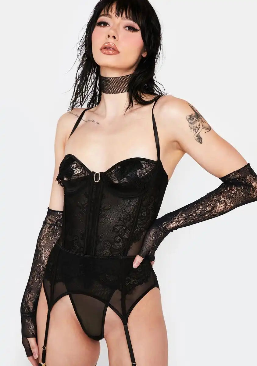 Peek Show Teddy & Garter Belt