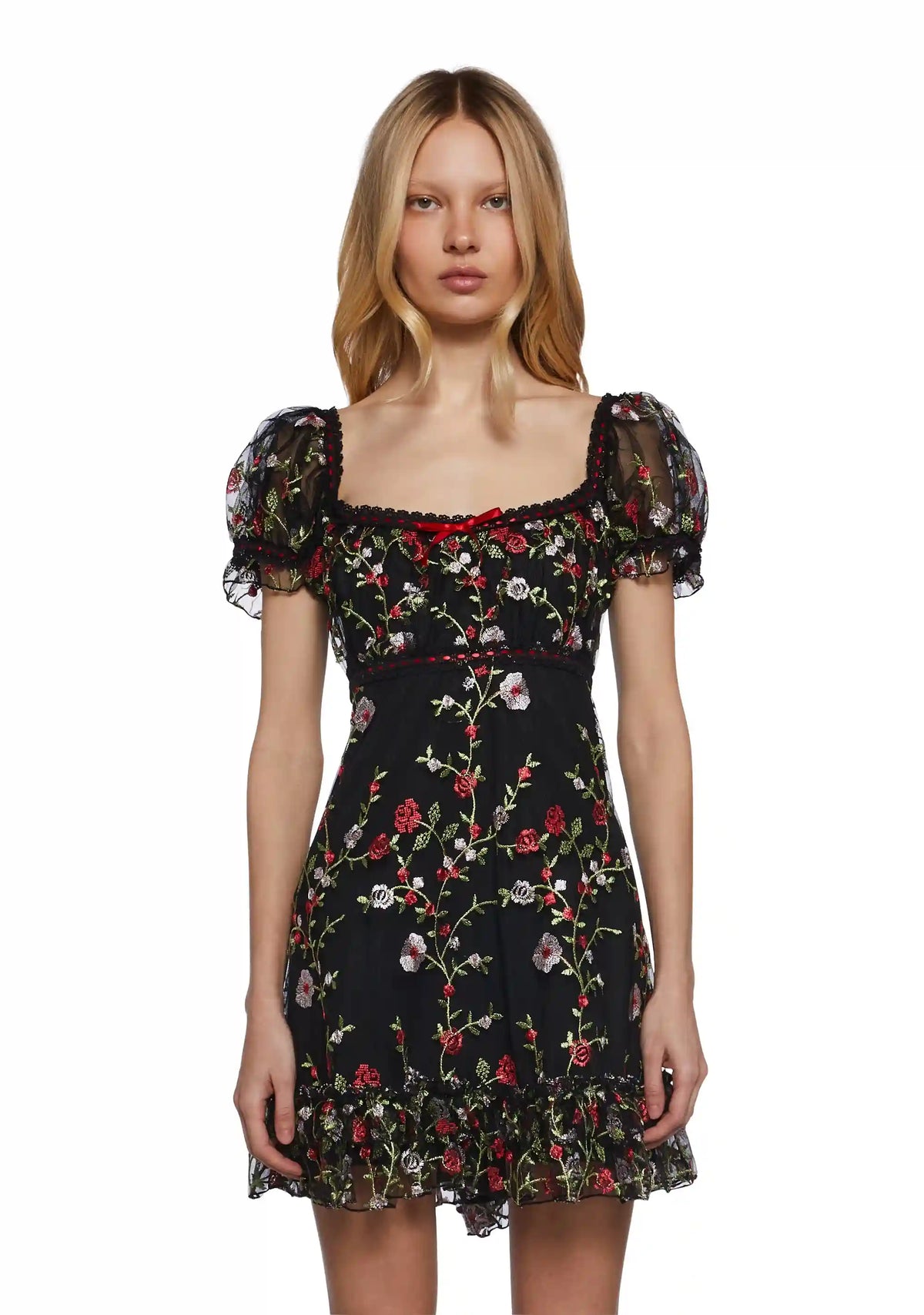 Romantic Words Babydoll Dress