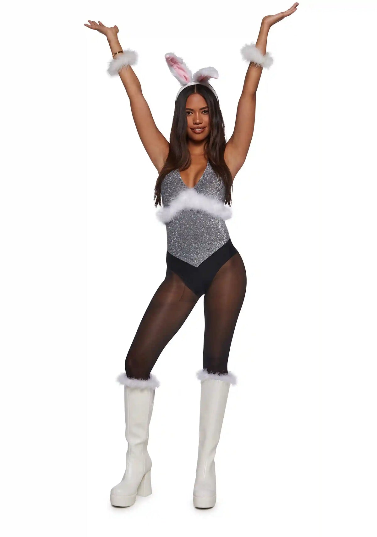 Mean Bunny Girl Costume