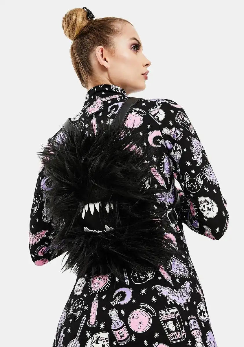 Release The Beast Furry Backpack