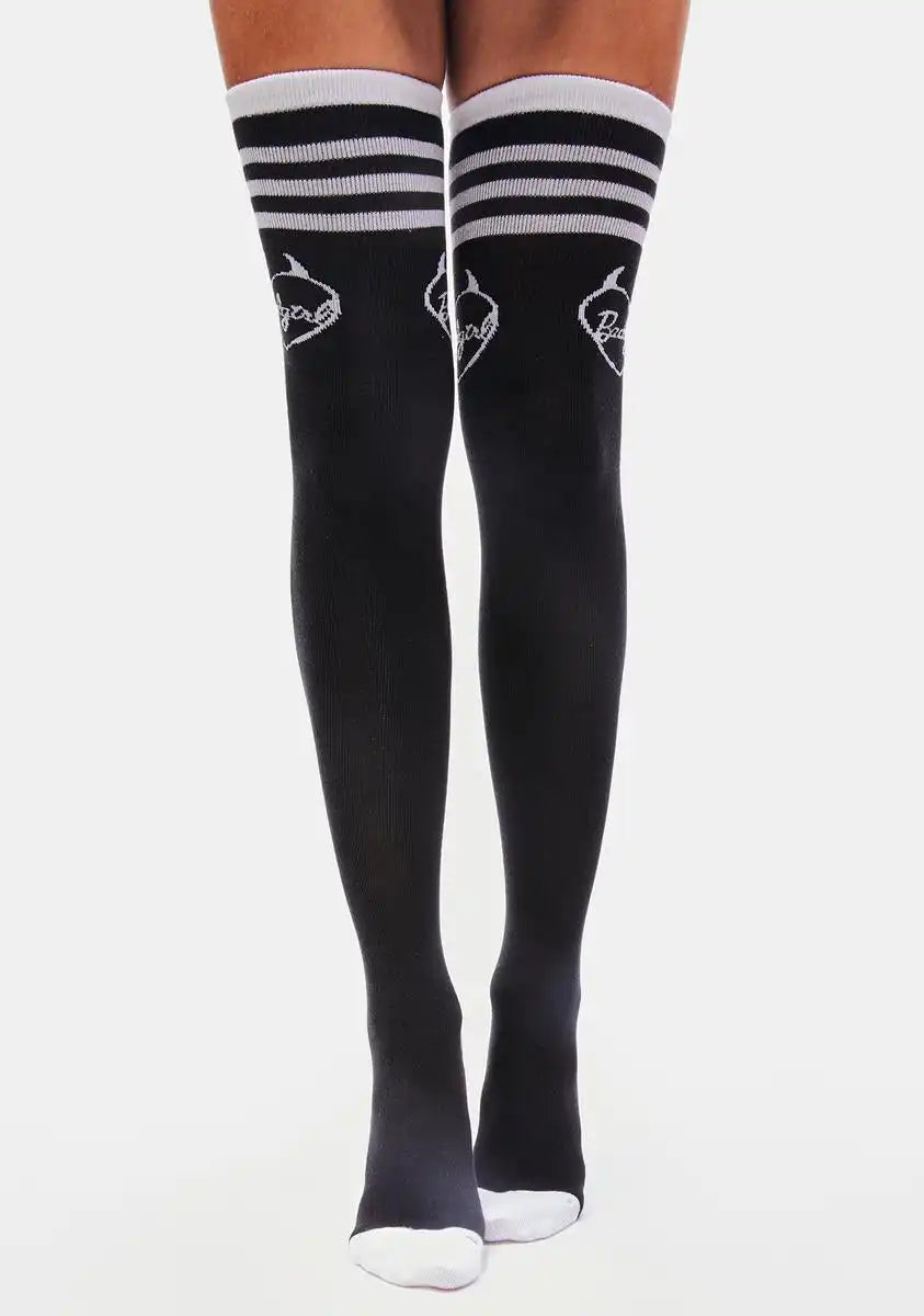 Bad Girl Knee High Socks