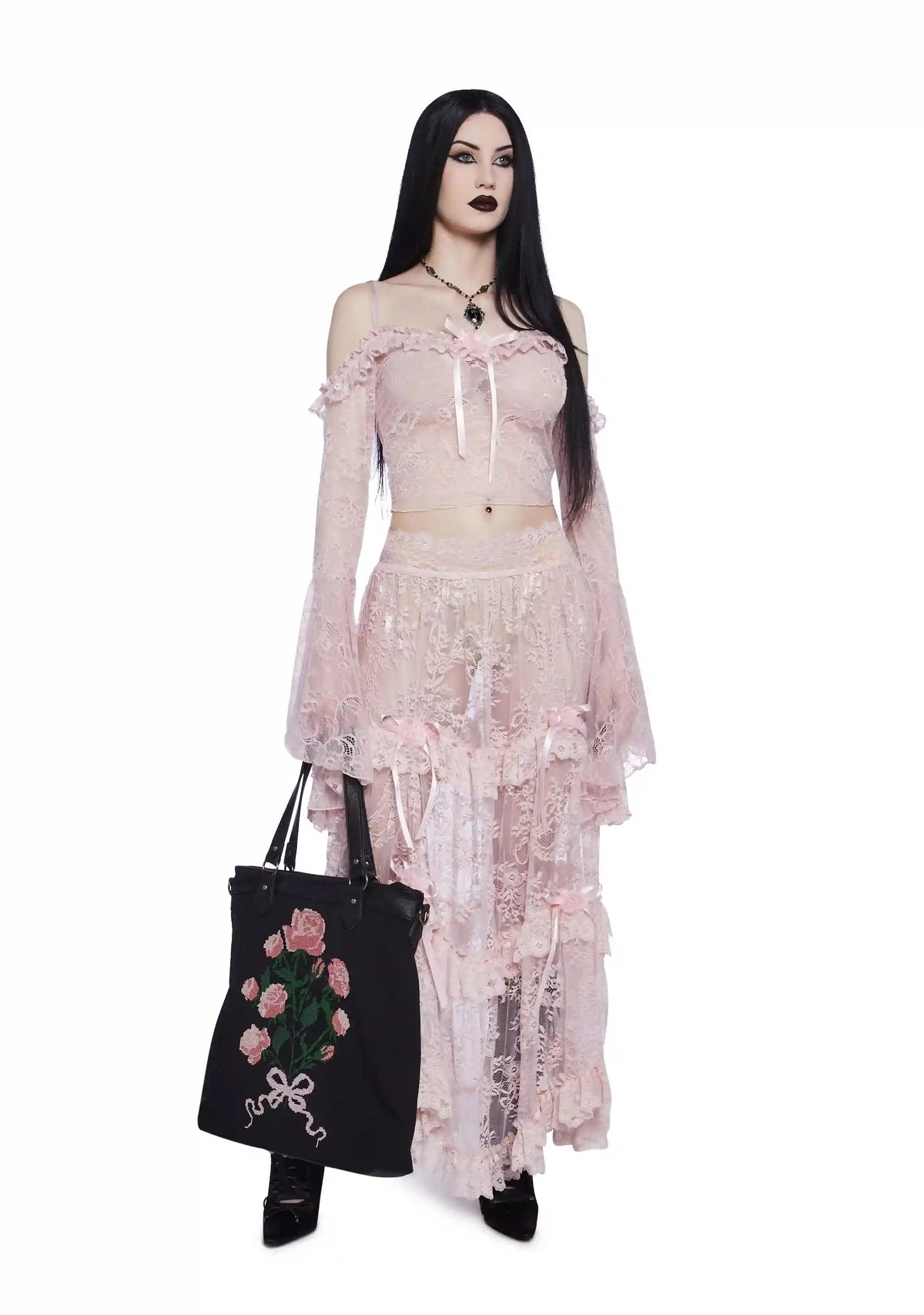 Shadow Bloom Tote Bag