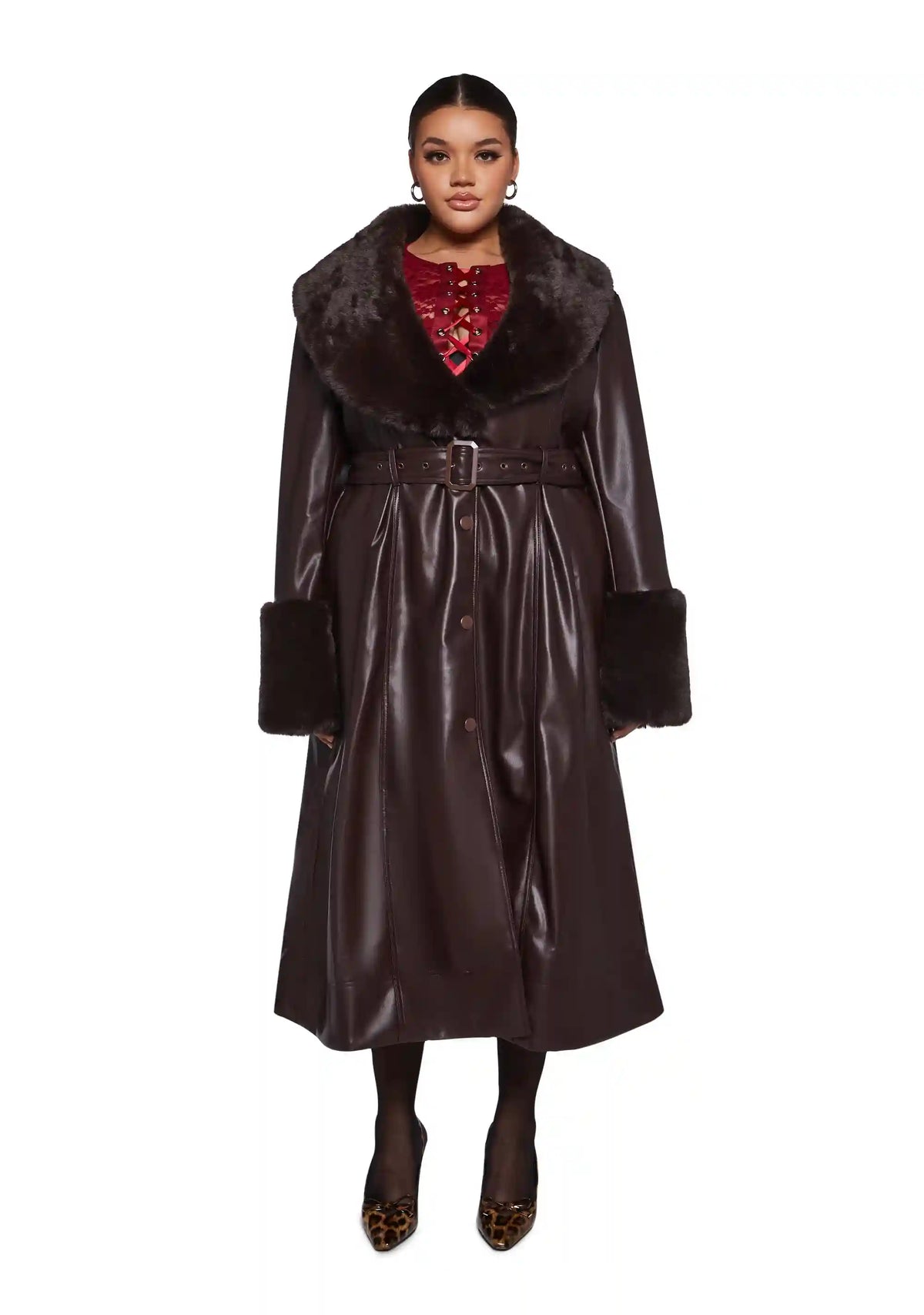Power Plays Trench Coat
