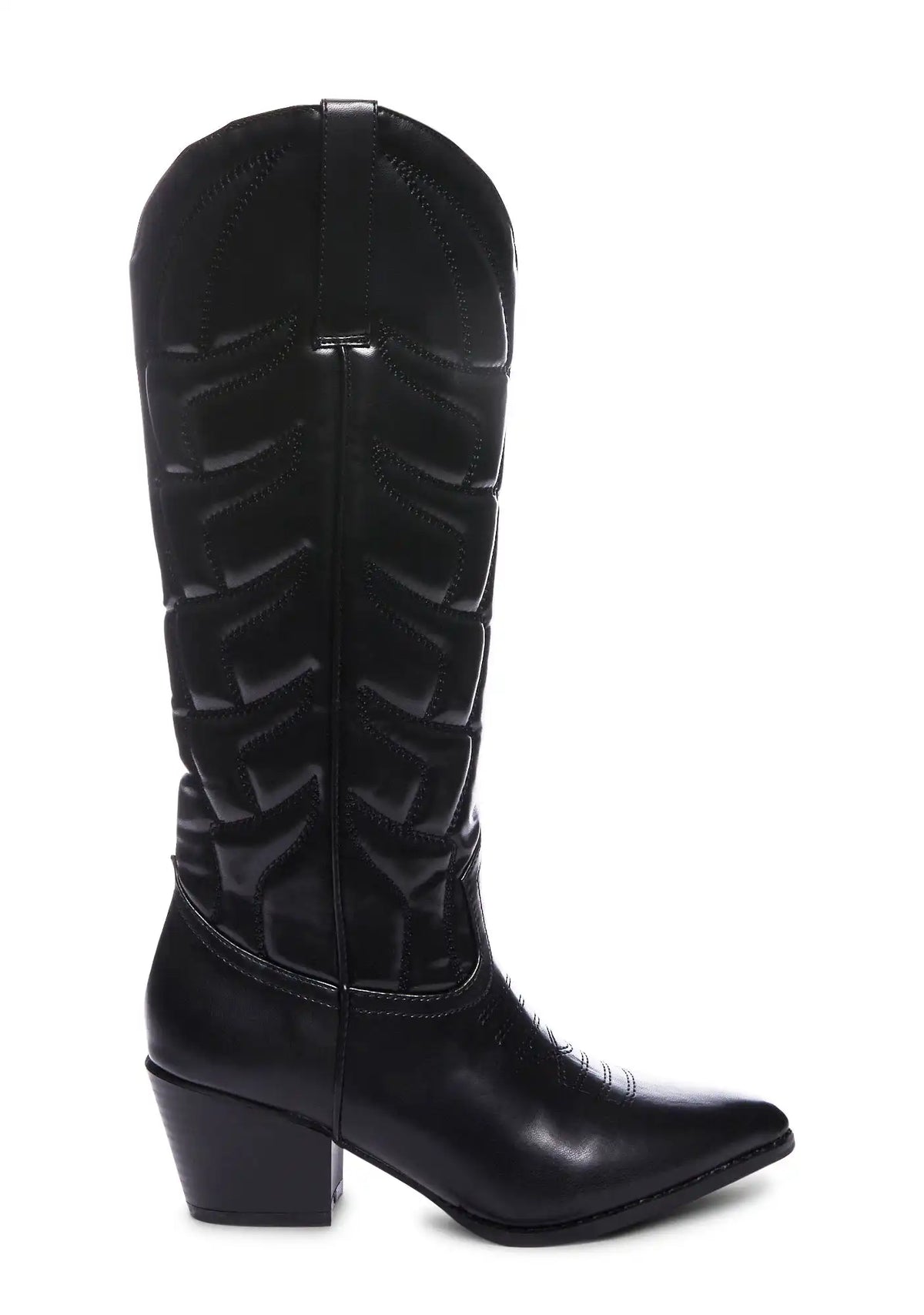 Fernando Cowboy Boots- Black