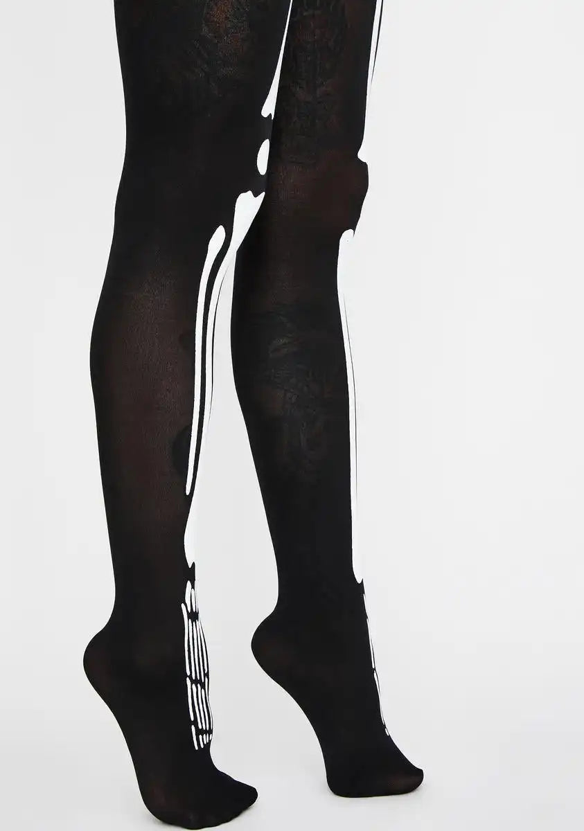 Bad To The Bone Sheer Tights