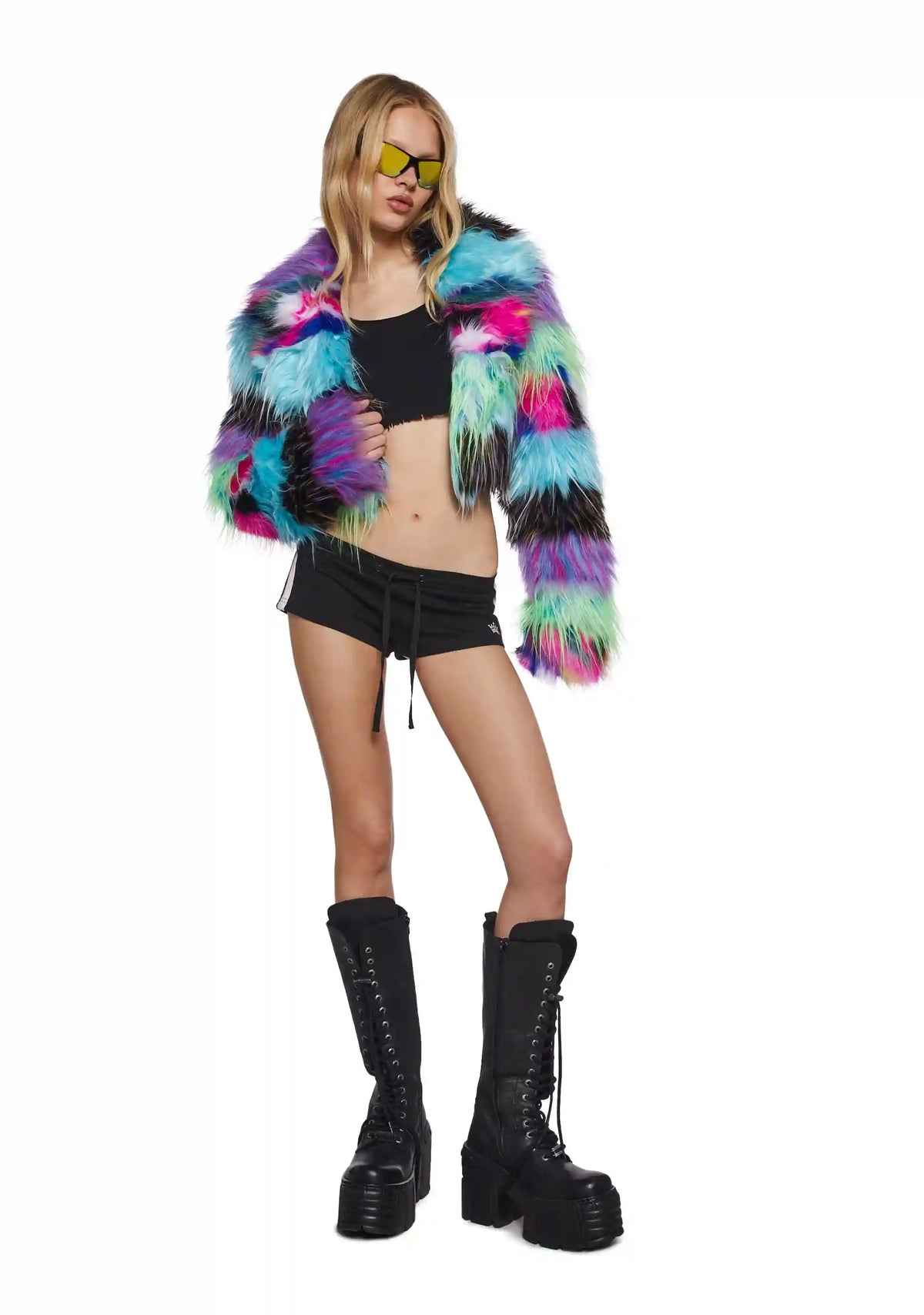 Little Monster Faux Fur Jacket