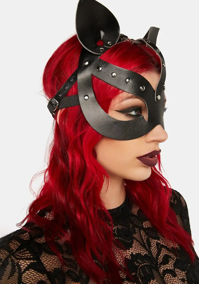 Catty On Camera Vegan Leather Mask