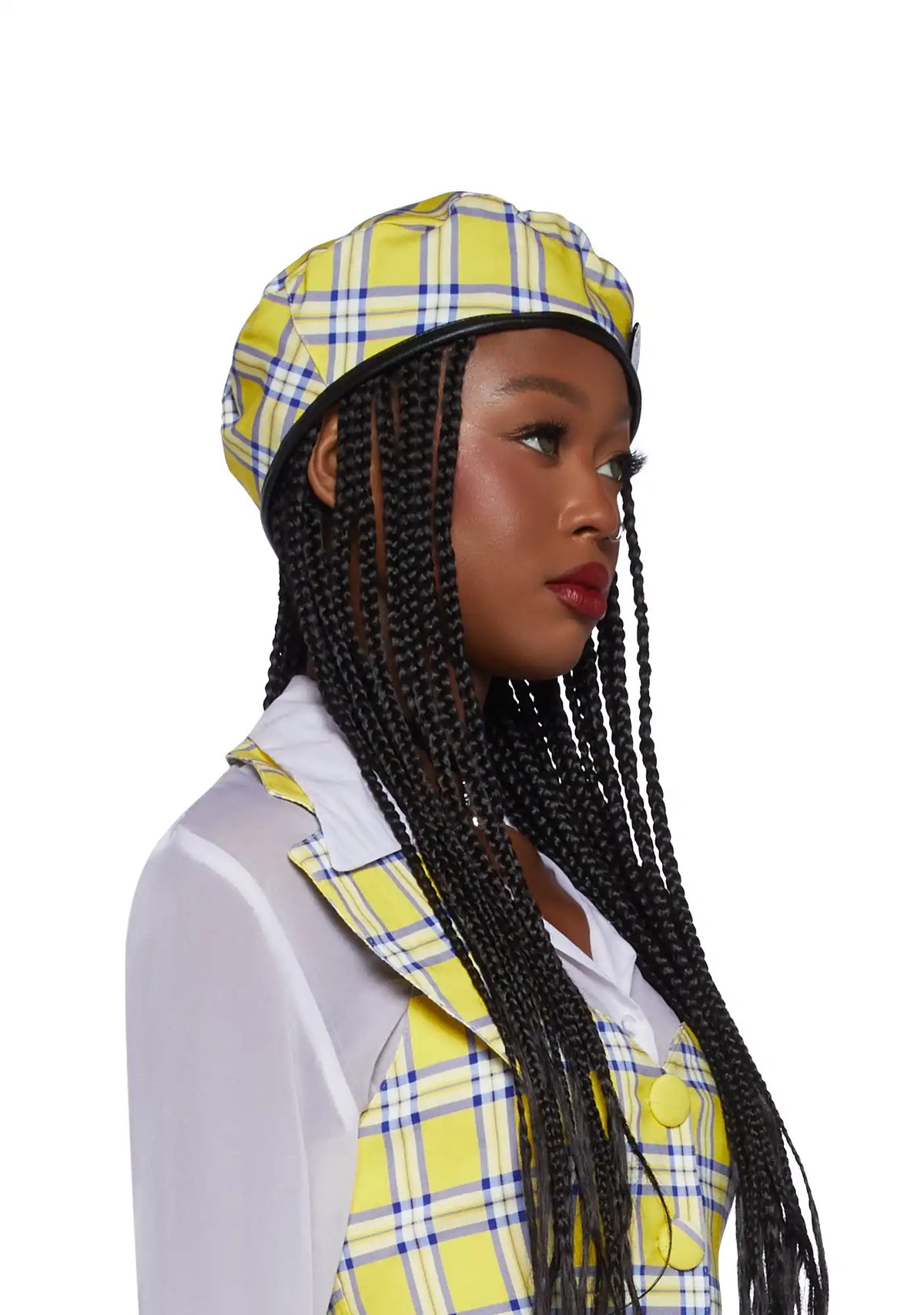 As If Plaid Beret