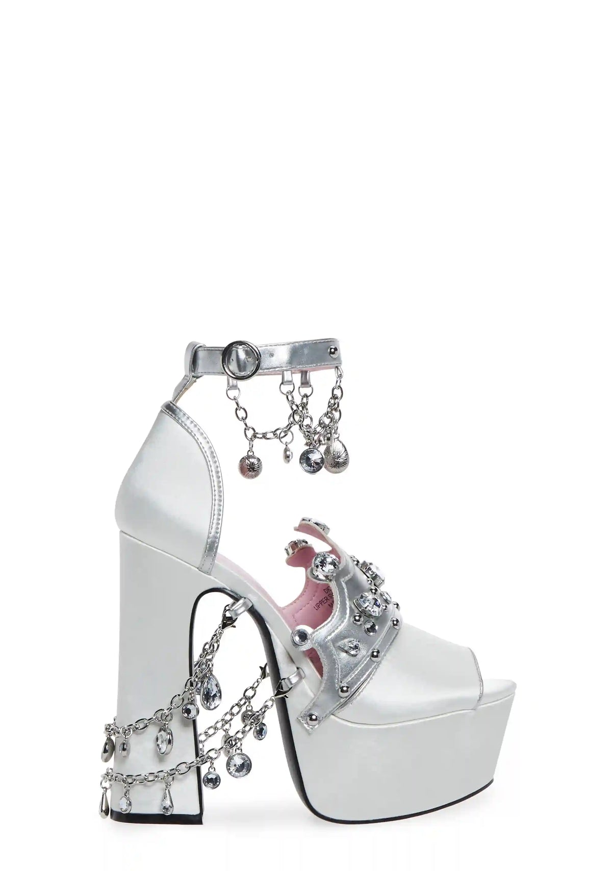 Royal Charm Peep Toe Heels
