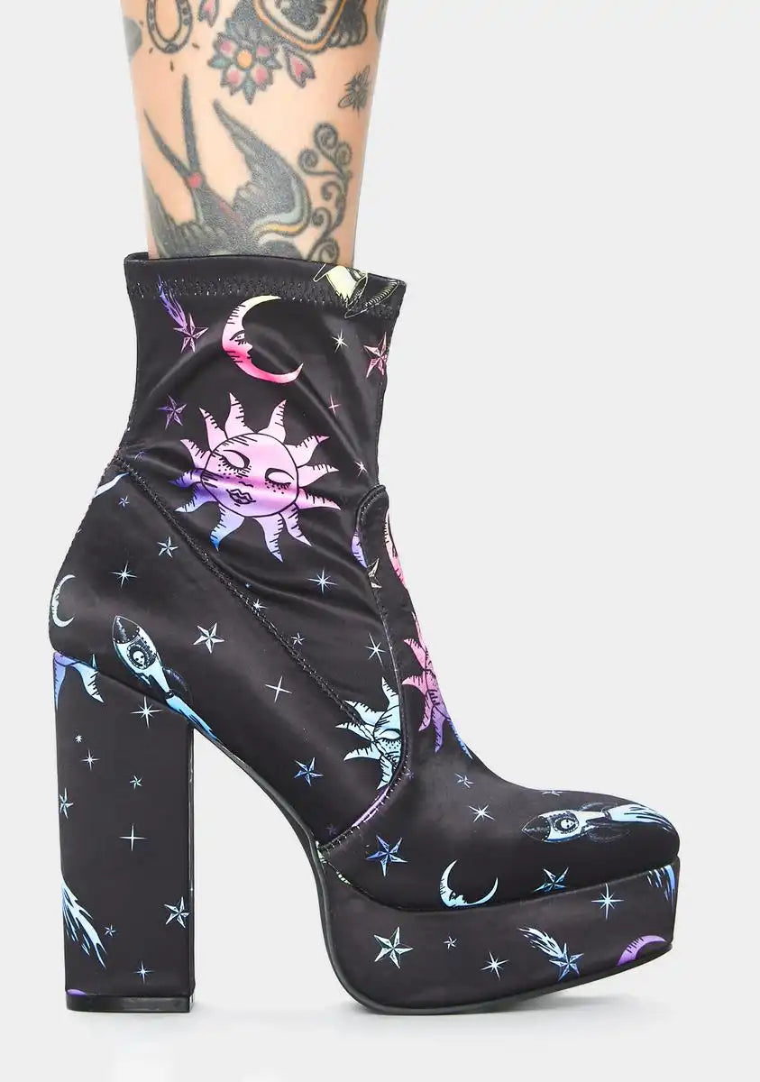 Celestial Magic Platform Boots