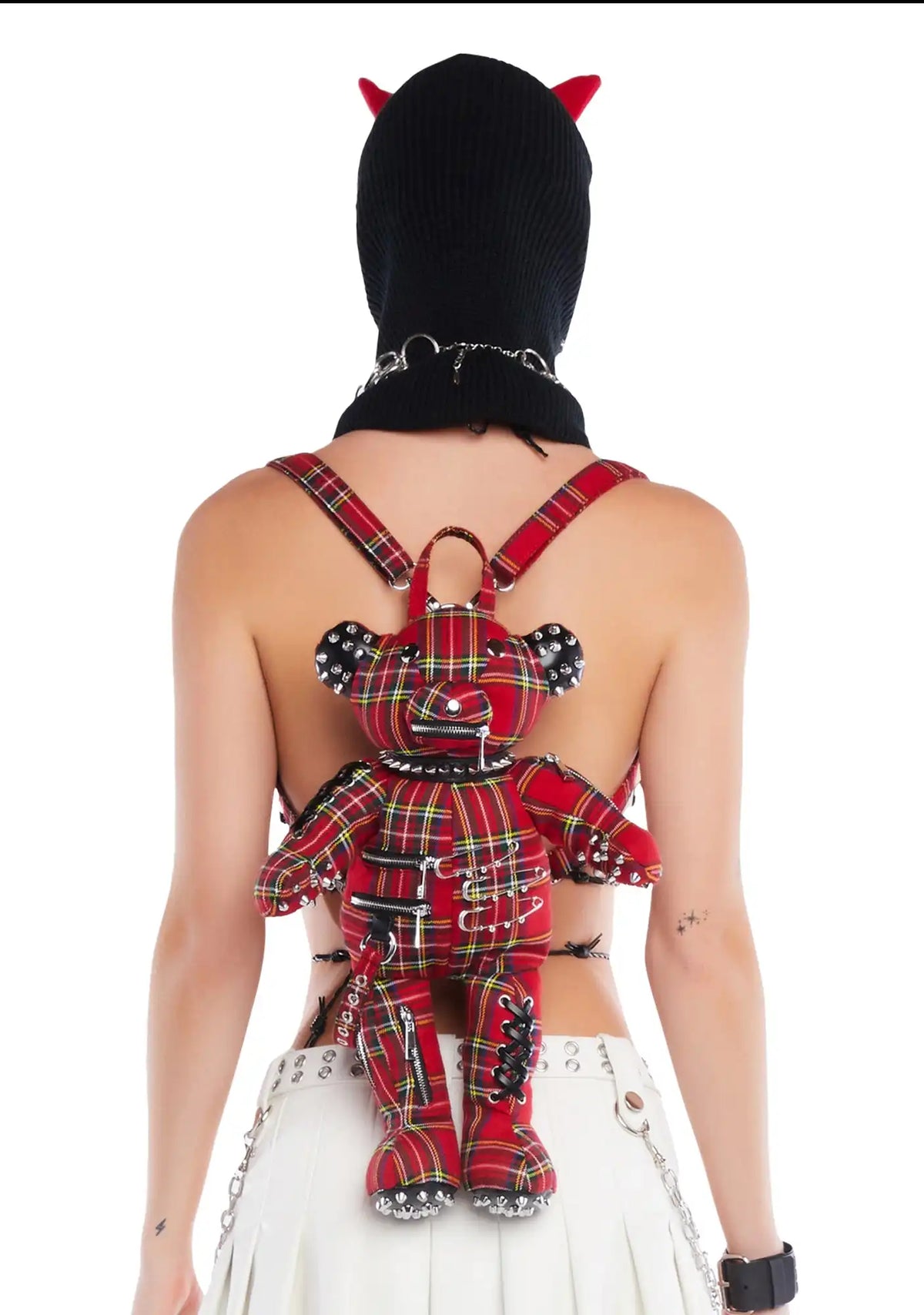 Punk Tormented Teddy Backpack