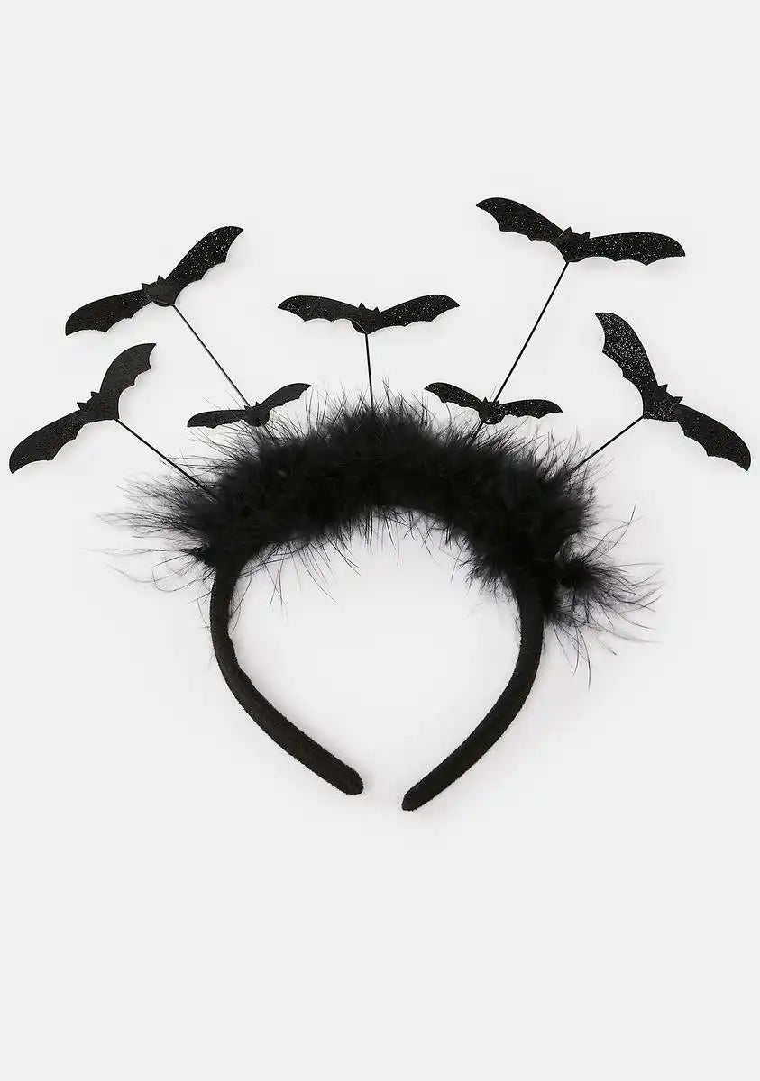 Batty In The Head Bat Headband
