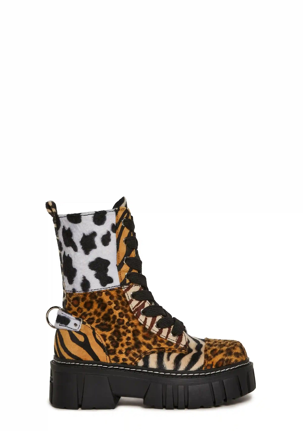 Party Animal Combat Boots - Multi