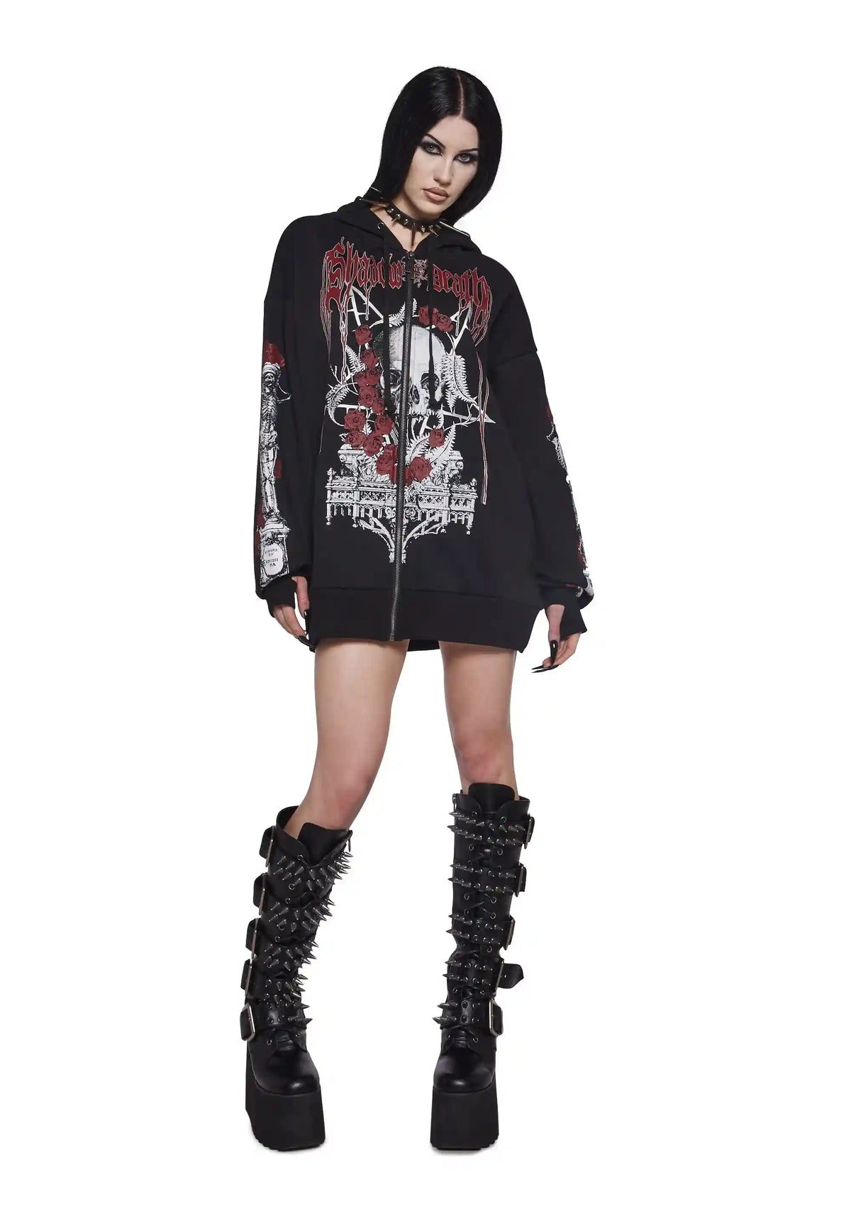 Shadow Of Death Zip-Up Hoodie