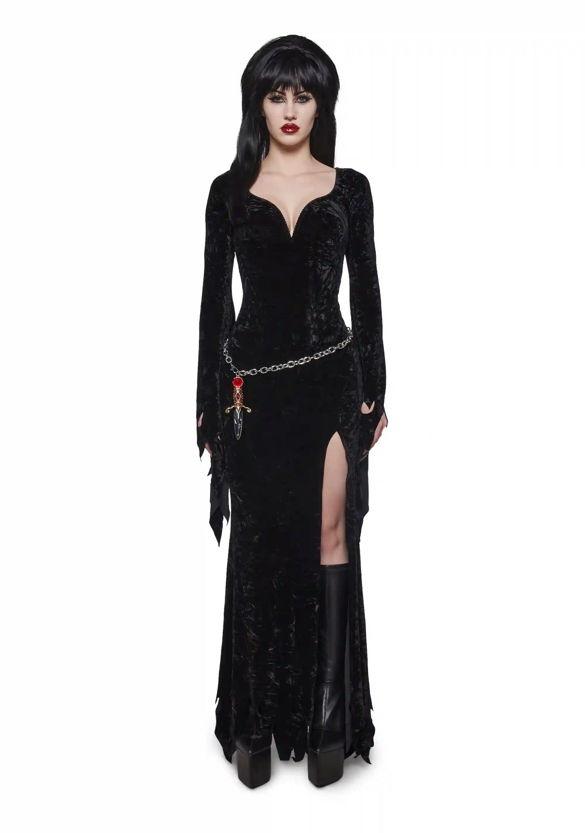 Dark Mistress Costume and Wig Set