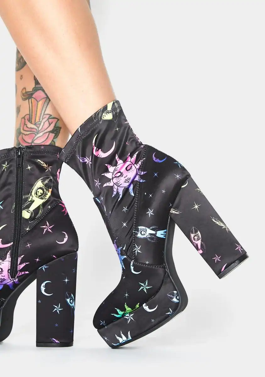 Celestial Magic Platform Boots
