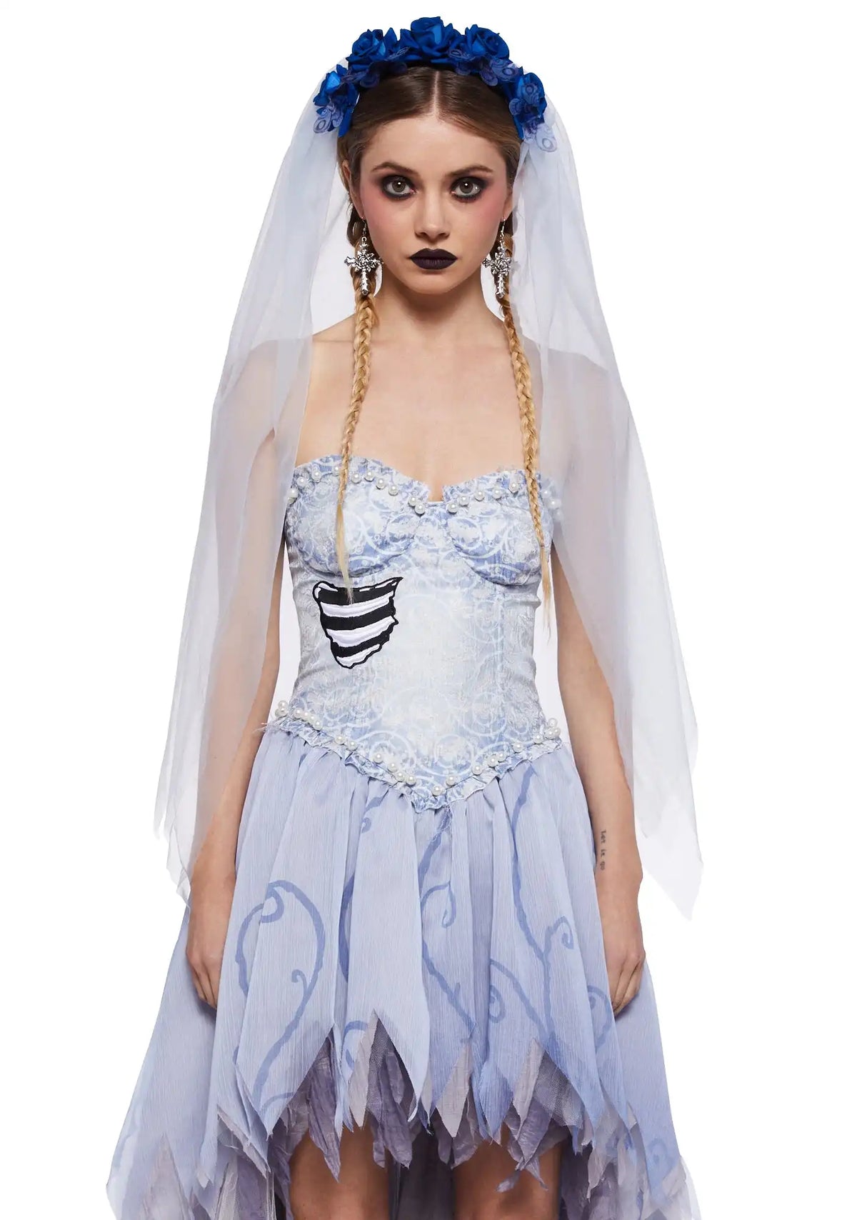 Bride Moonlit Glow Floral Veil