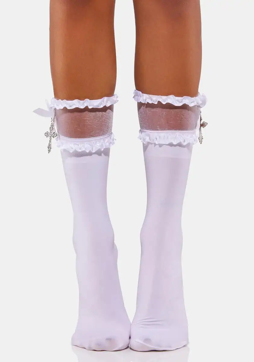 Angel Lift Your Spirits Crew Socks