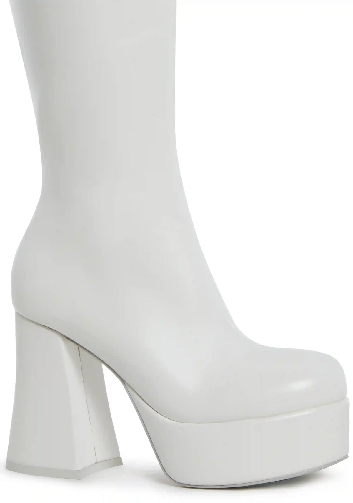 Flirty Flair Go Go Boots - White