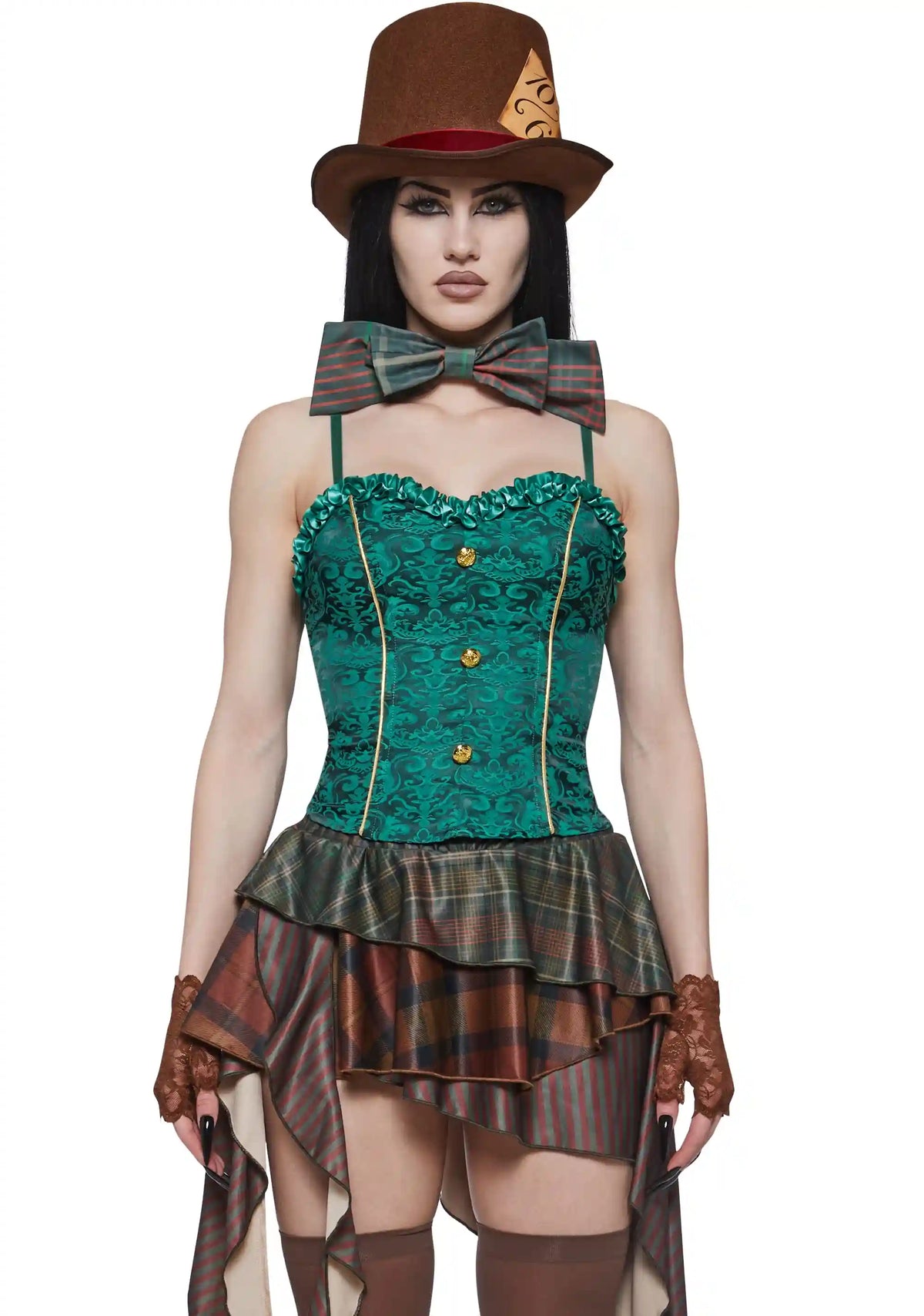 Mad Hatter Corset Costume