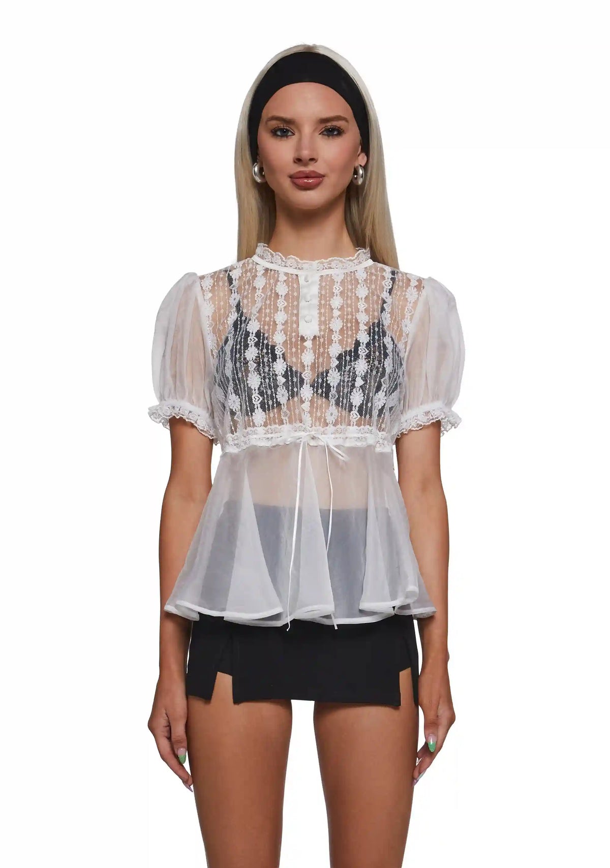 Screenshot This Sheer Blouse
