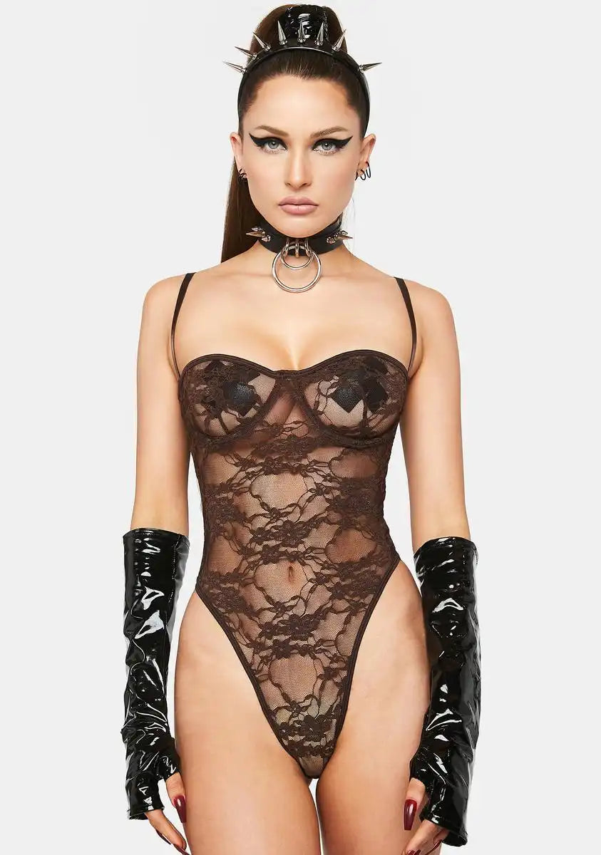 All The Flavors Lace Teddy