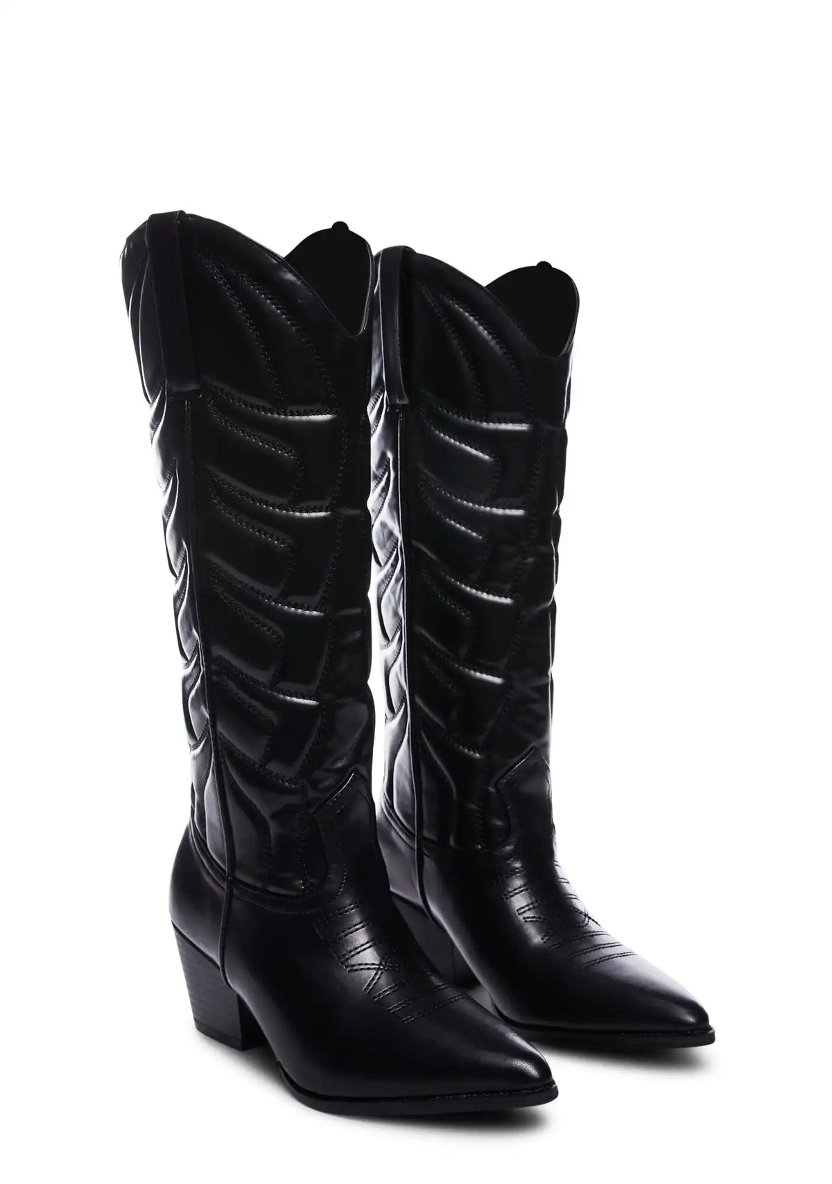 Fernando Cowboy Boots- Black