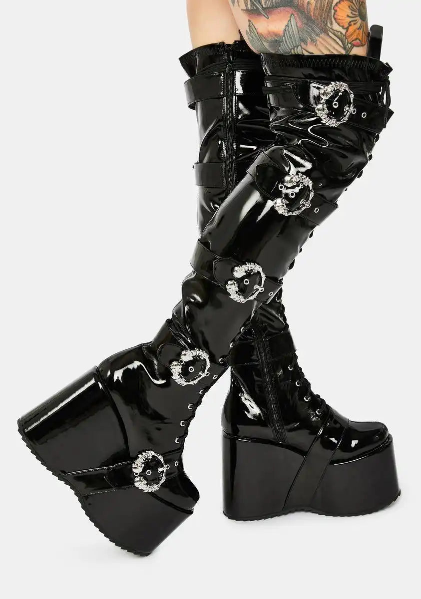 Chance At Romance Knee High Boots