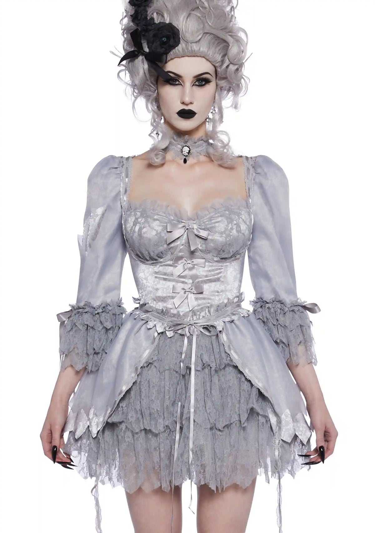 Cake Queen Costume and Wig Set - Ghost