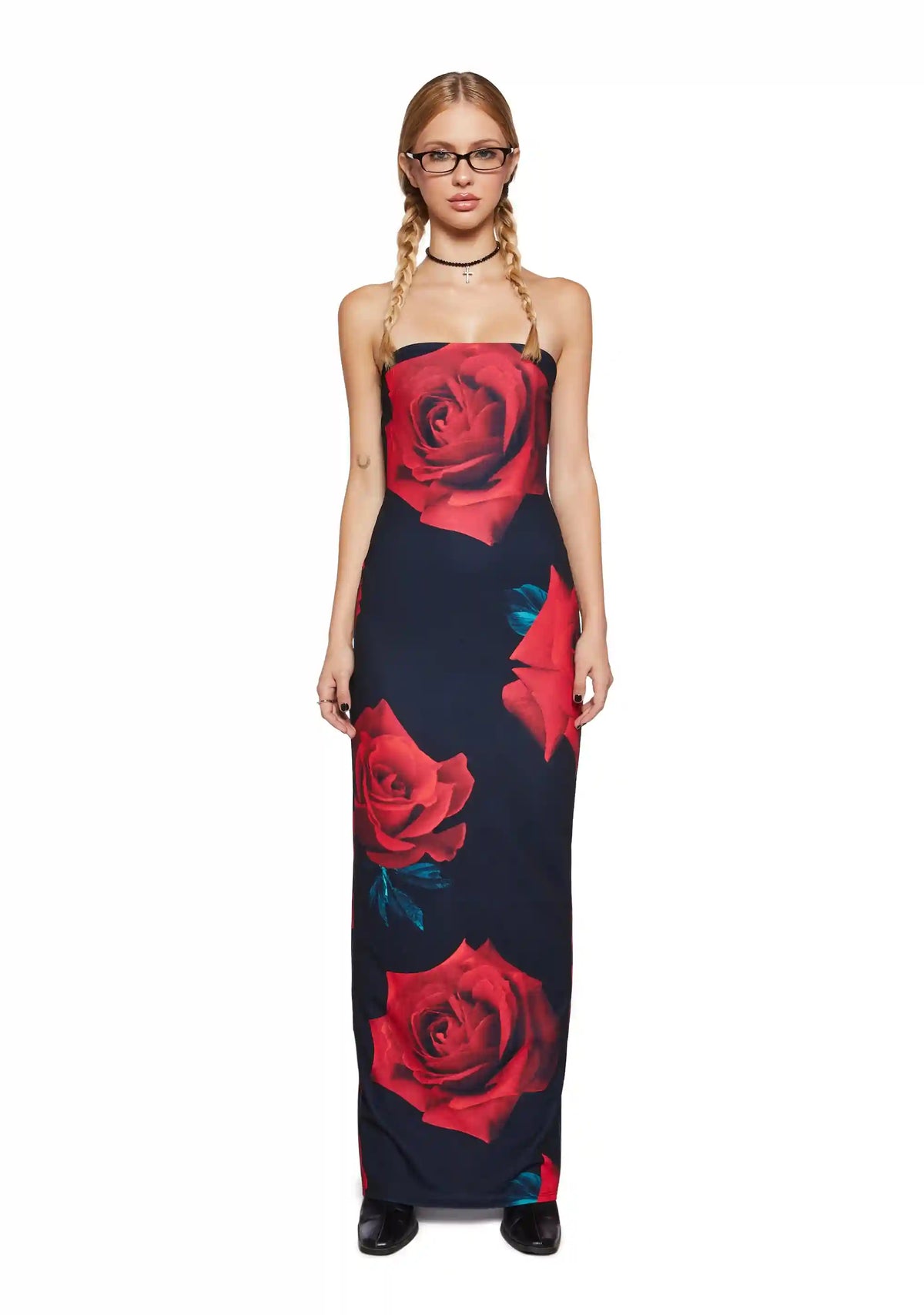 Rose Colored Vision Maxi Dress