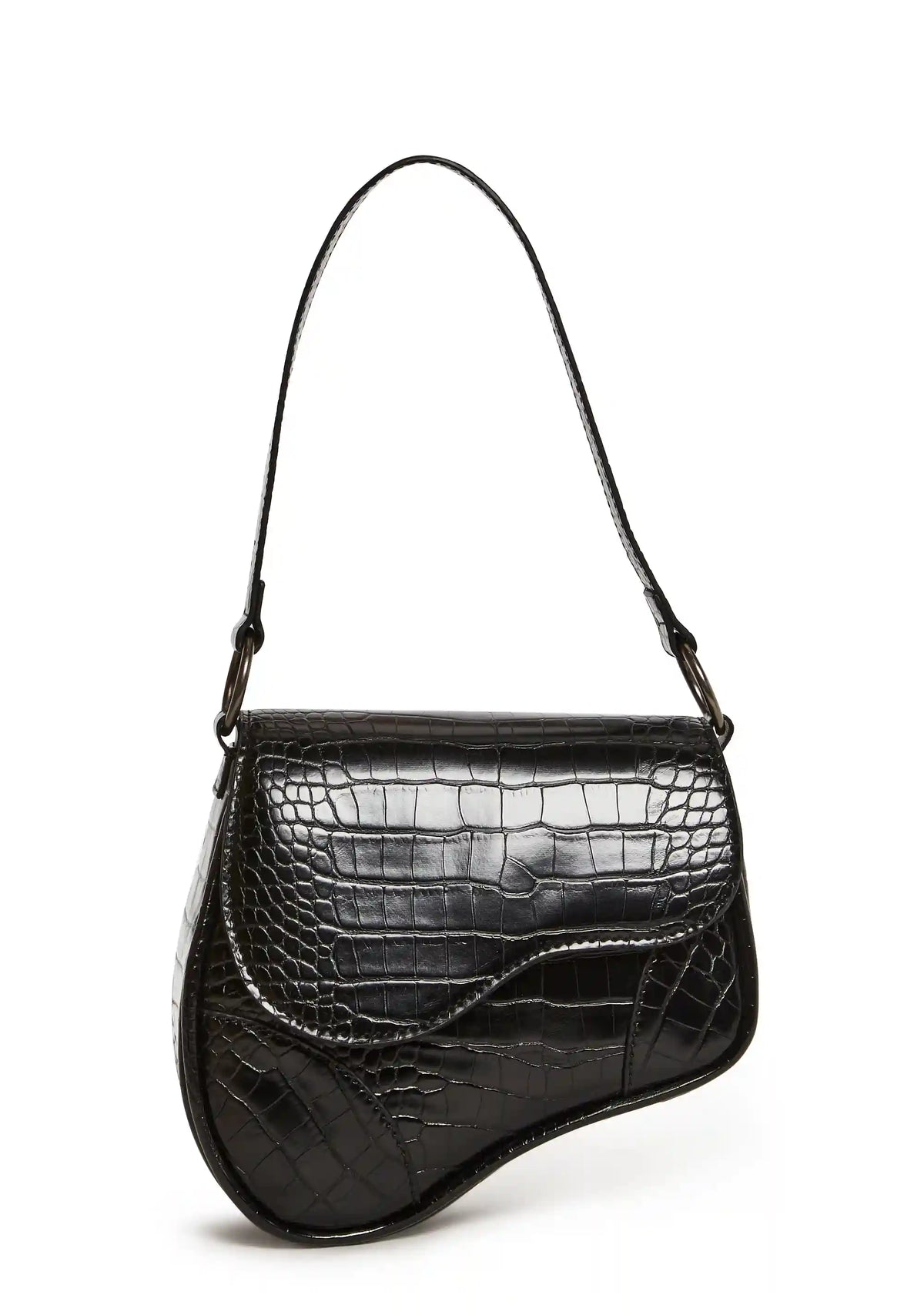 Enamored View Saddle Bag - Black